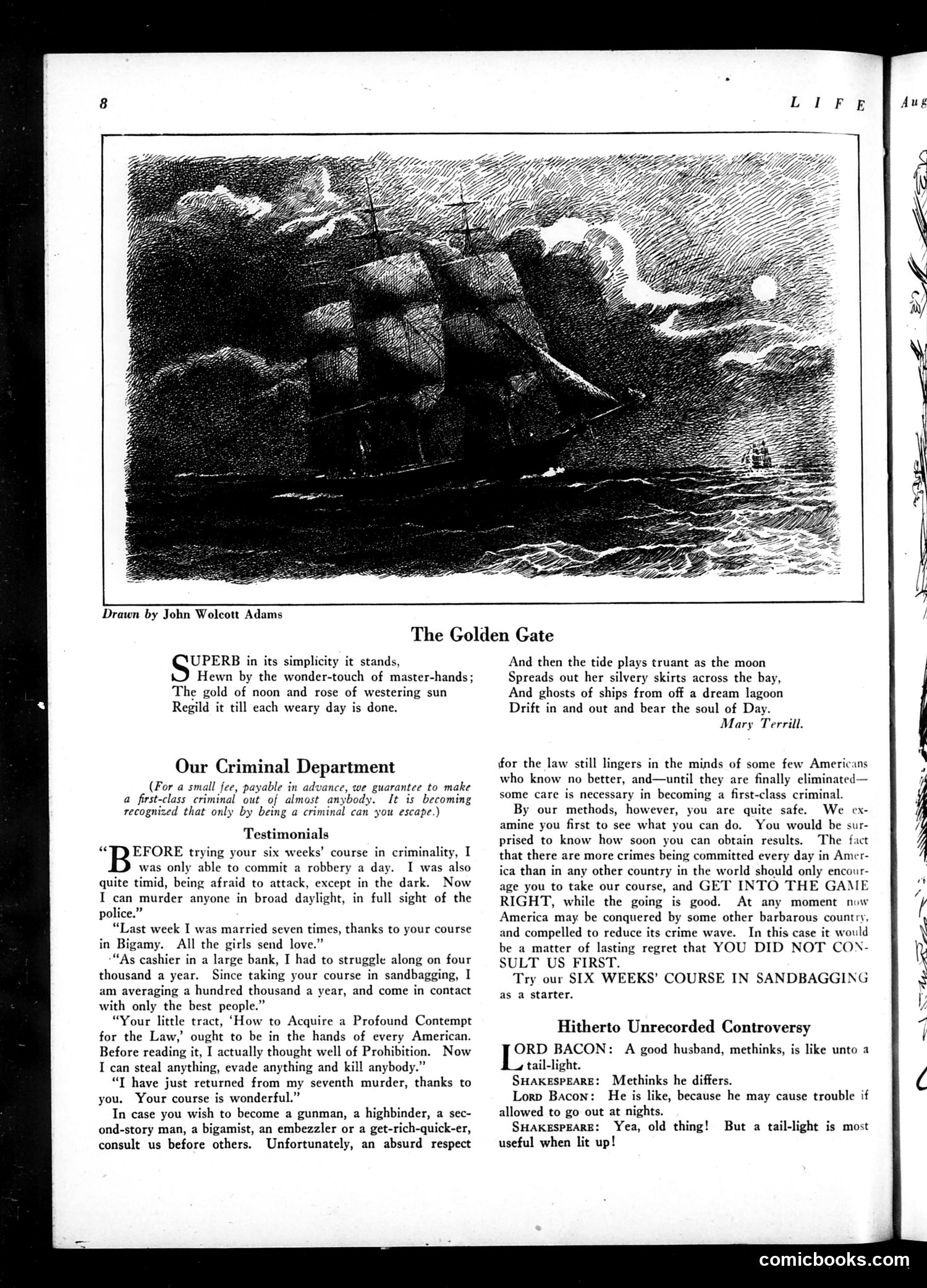 Life — August 25, 1921 — page 10 of 34