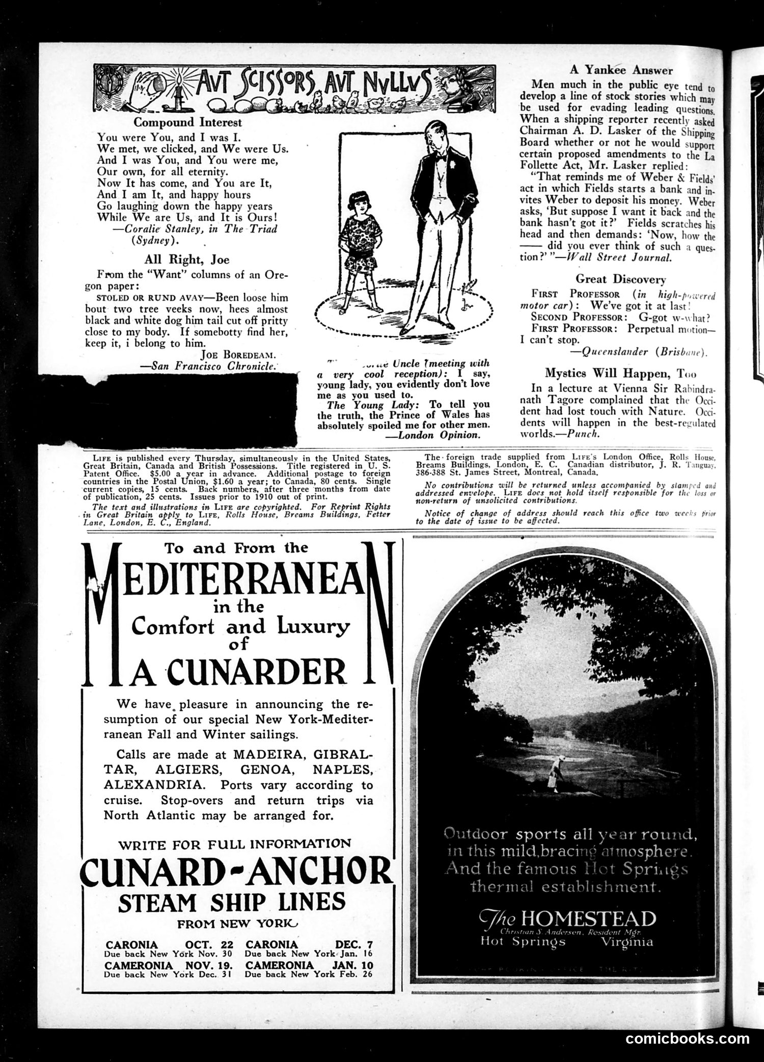 Life — August 25, 1921 — page 30 of 34