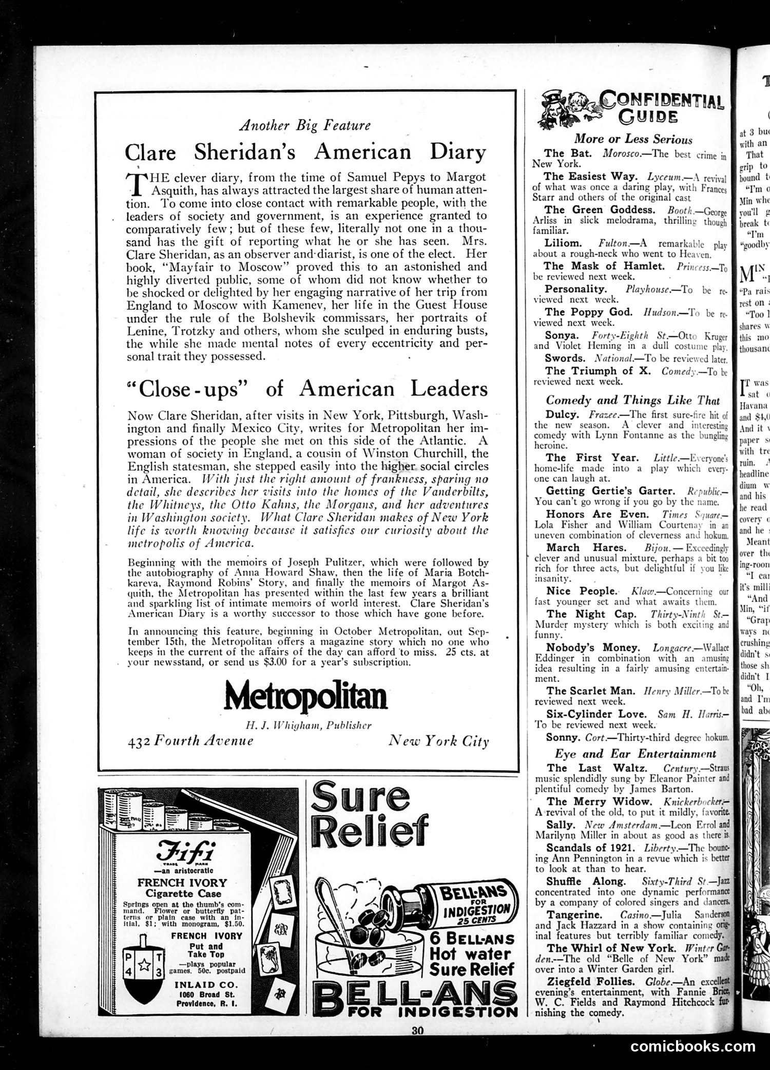 Life — September 8, 1921 — page 34 of 36