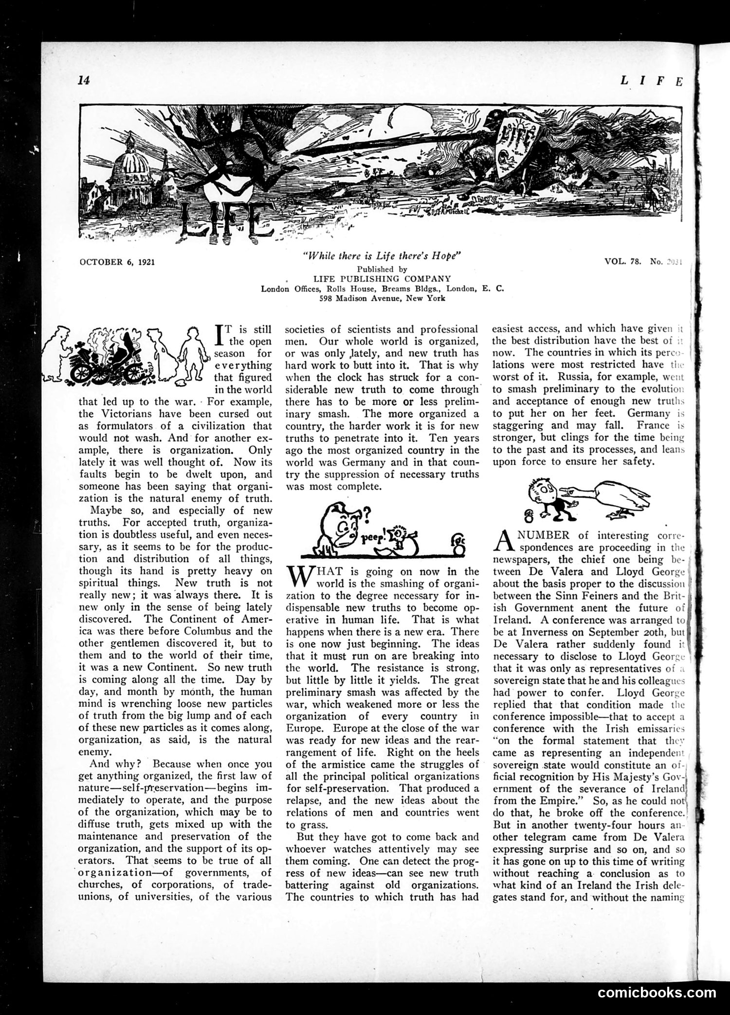 Life — October 6, 1921 — page 16 of 33