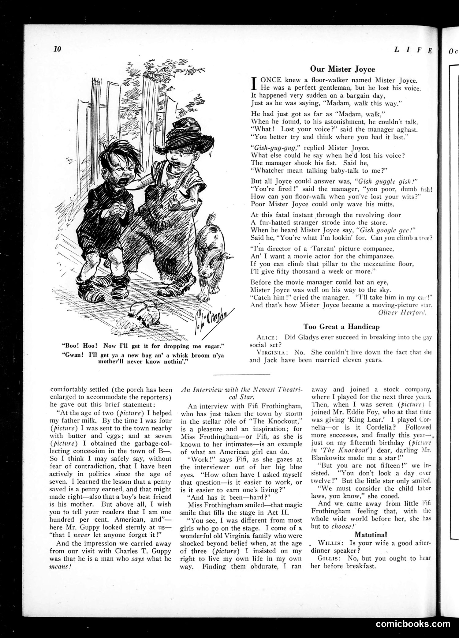 Life — October 13, 1921 — page 12 of 34