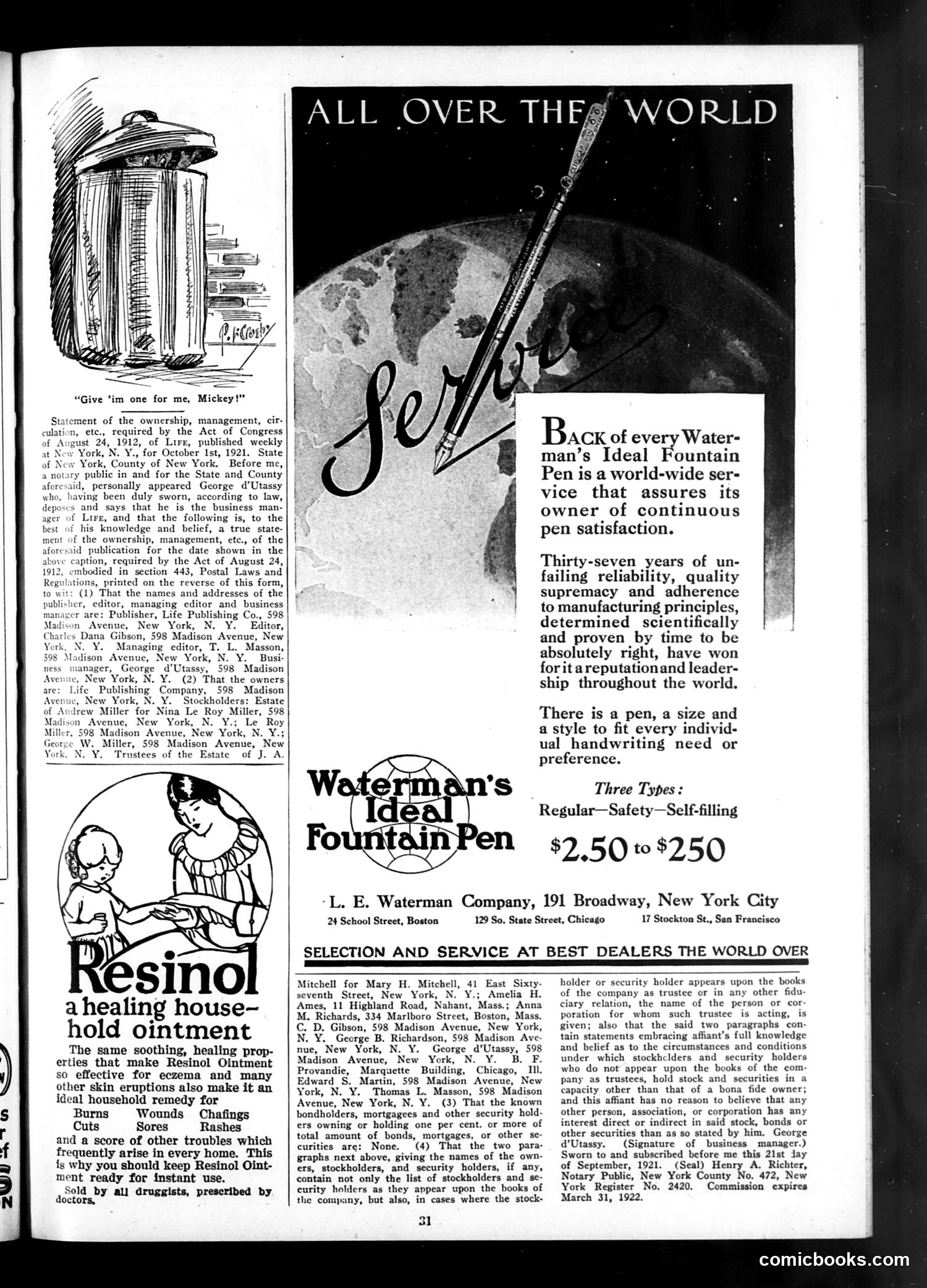 Life — October 13, 1921 — page 33 of 34