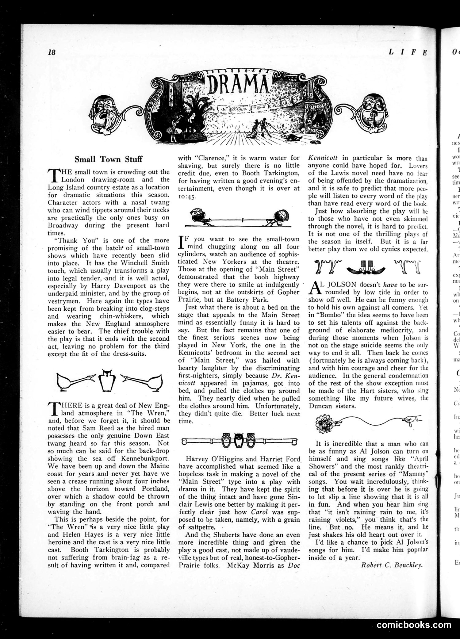 Life — October 27, 1921 — page 20 of 34