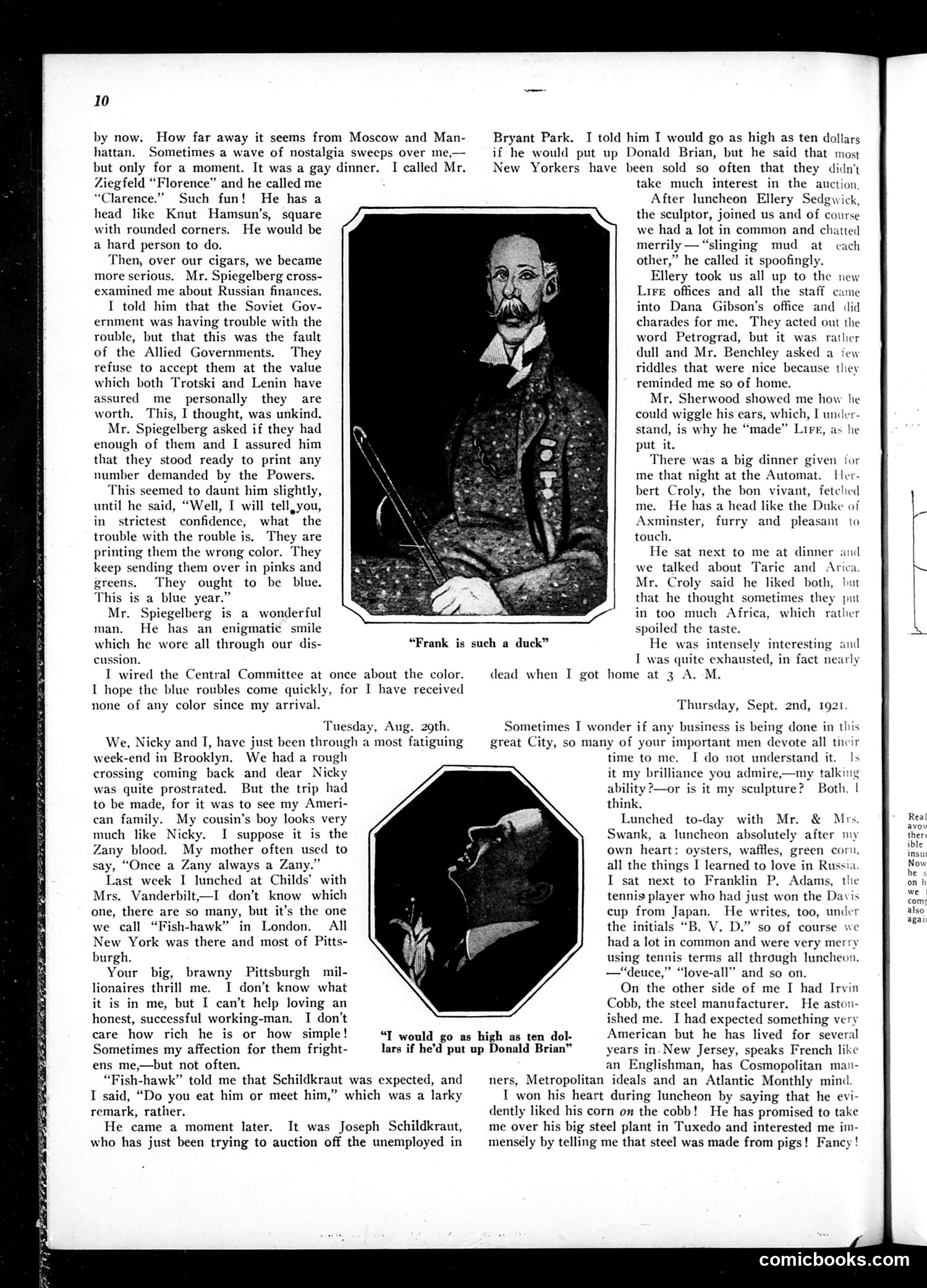 Life — November 3, 1921 — page 12 of 34