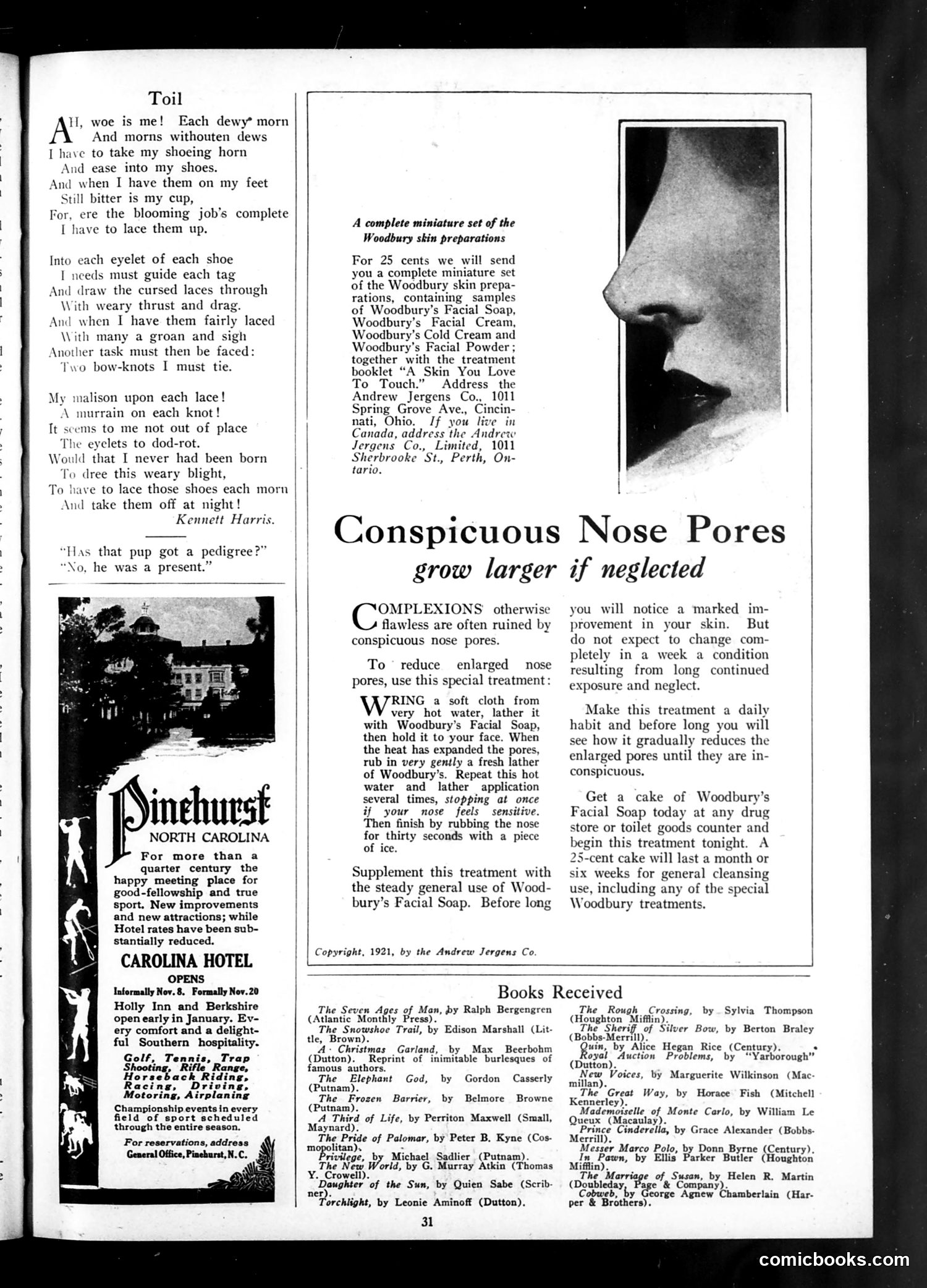 Life — November 3, 1921 — page 33 of 34