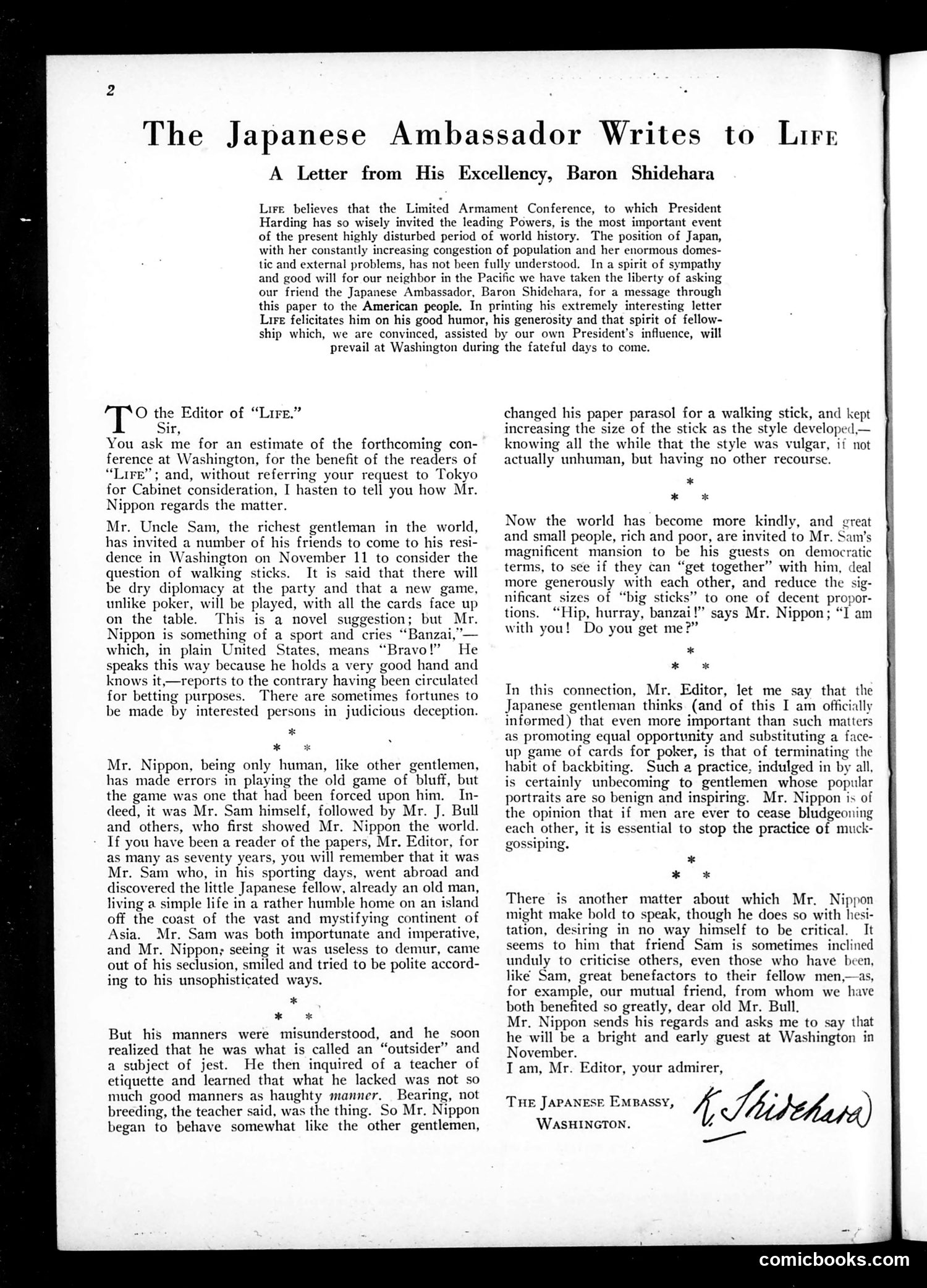 Life — November 10, 1921 — page 4 of 34