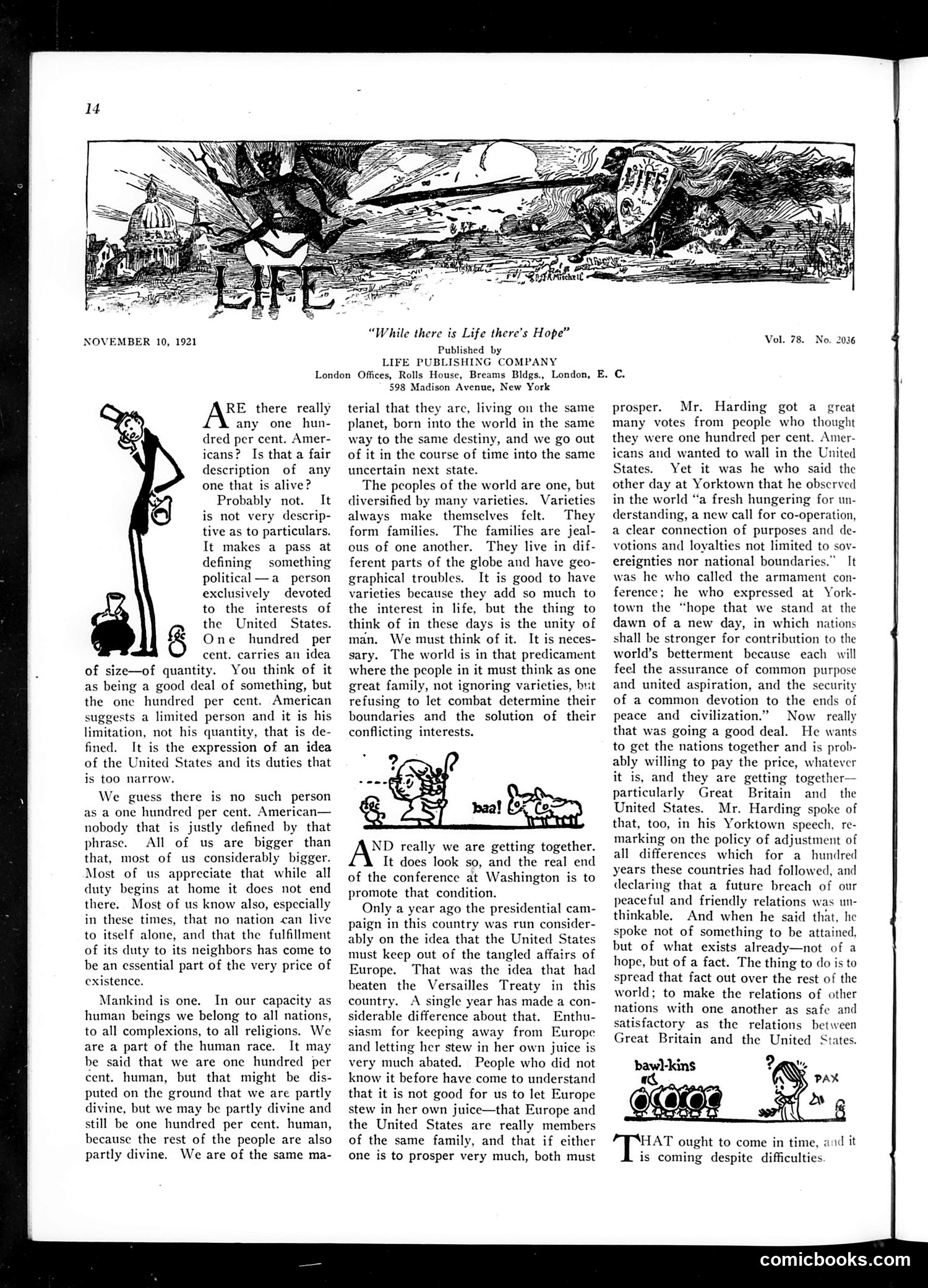 Life — November 10, 1921 — page 16 of 34