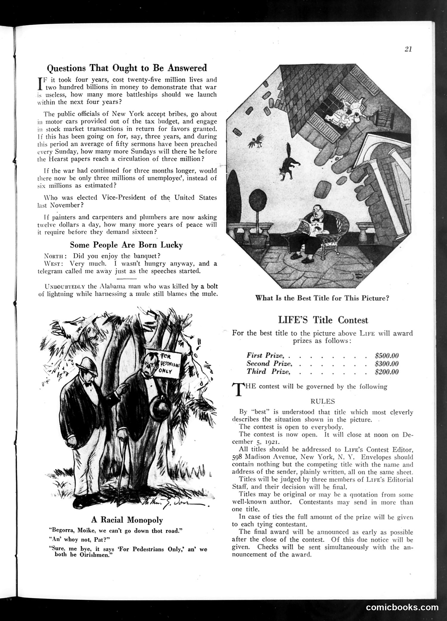 Life — November 10, 1921 — page 23 of 34
