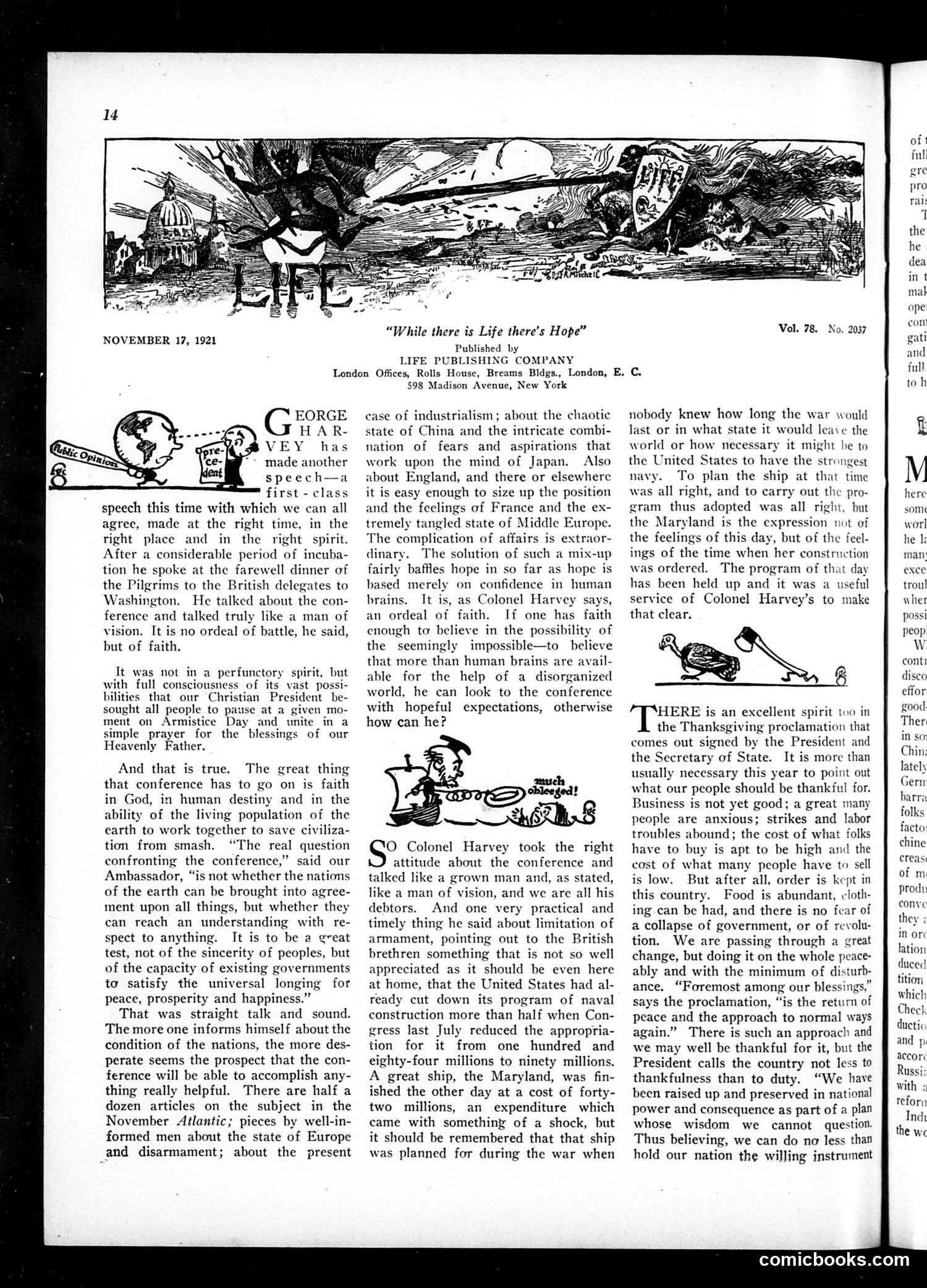 Life — November 17, 1921 — page 16 of 34