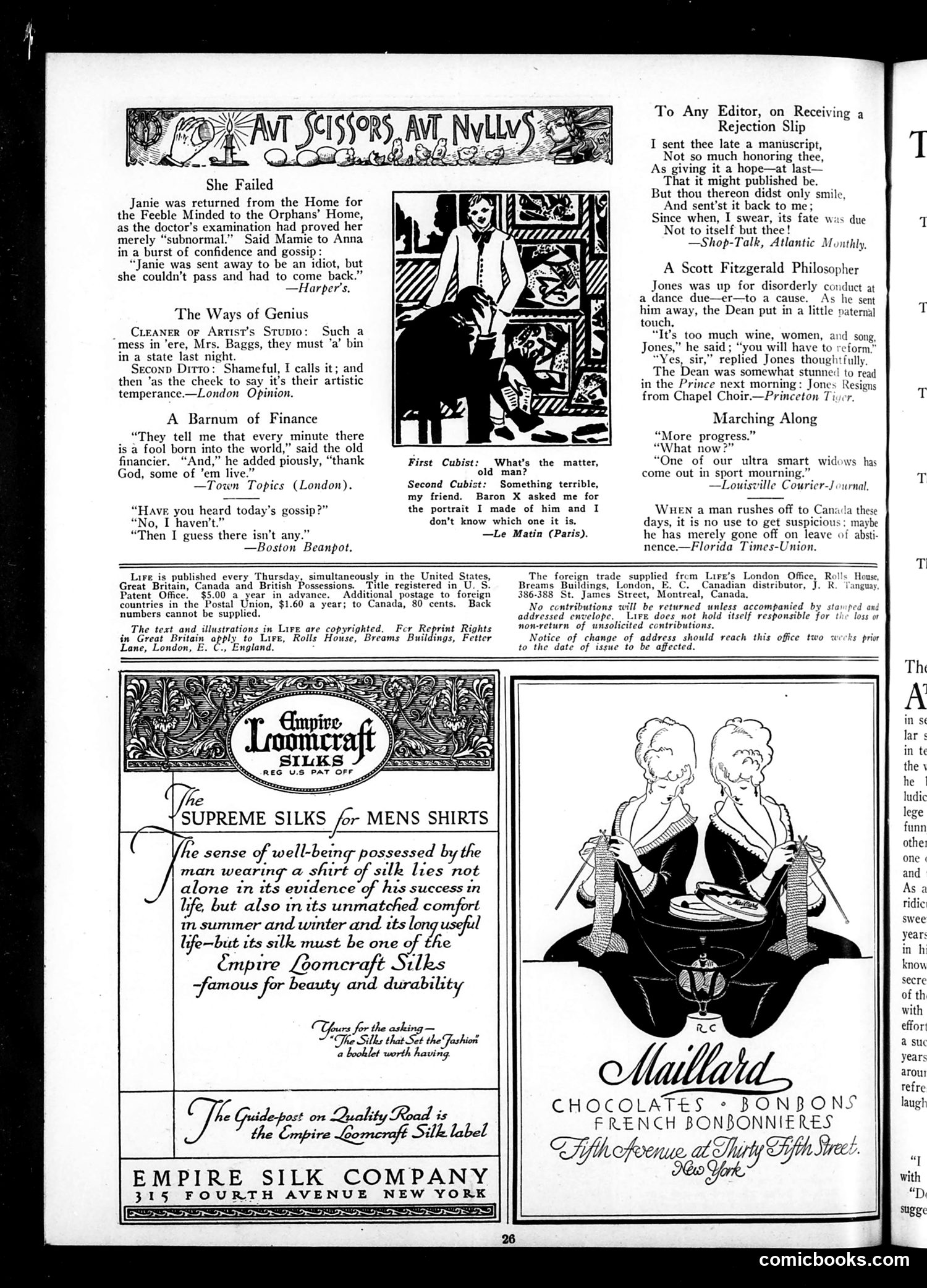 Life — November 24, 1921 — page 28 of 34