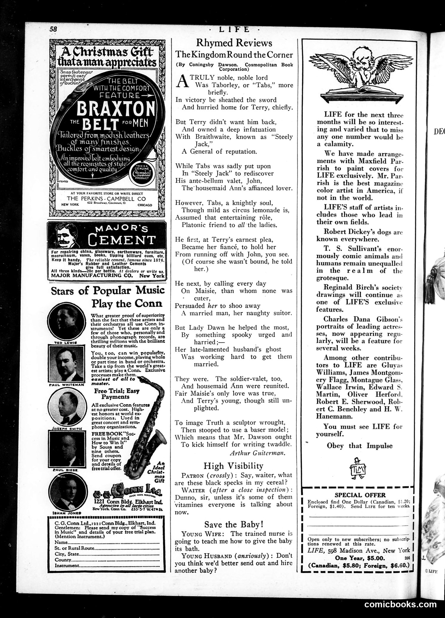Life — December 1, 1921 — page 58 of 58