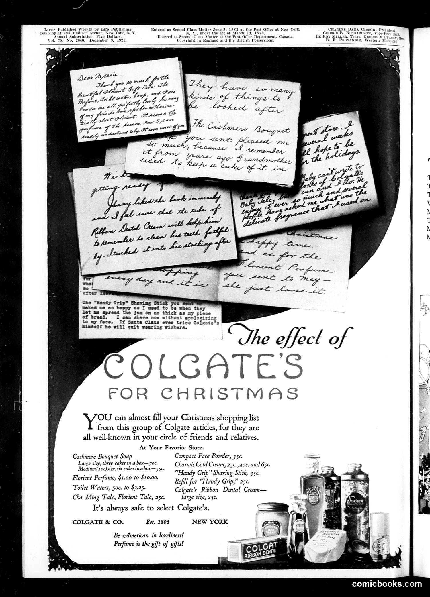 Life — December 8, 1921 — page 2 of 34