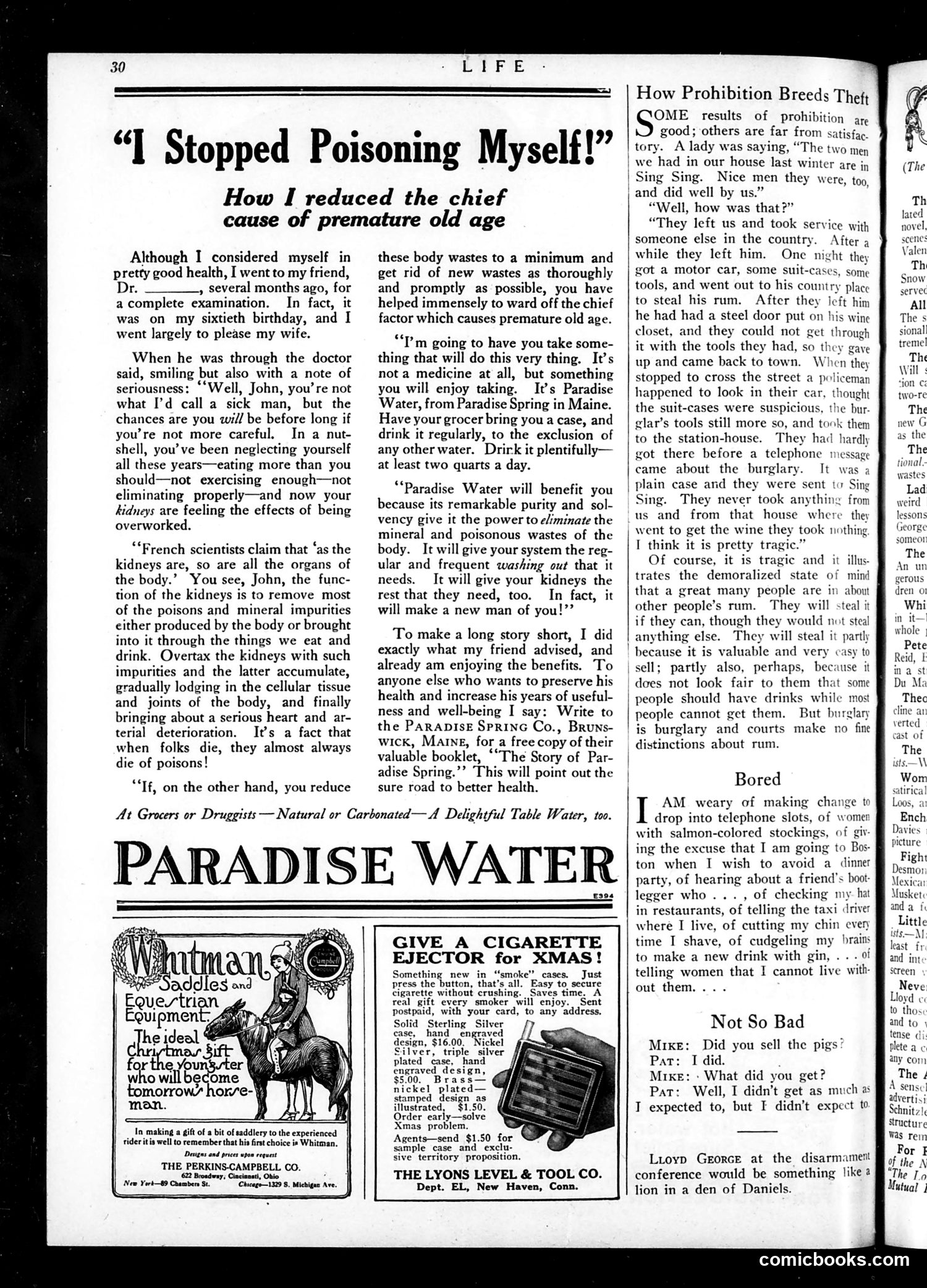 Life — December 15, 1921 — page 32 of 34