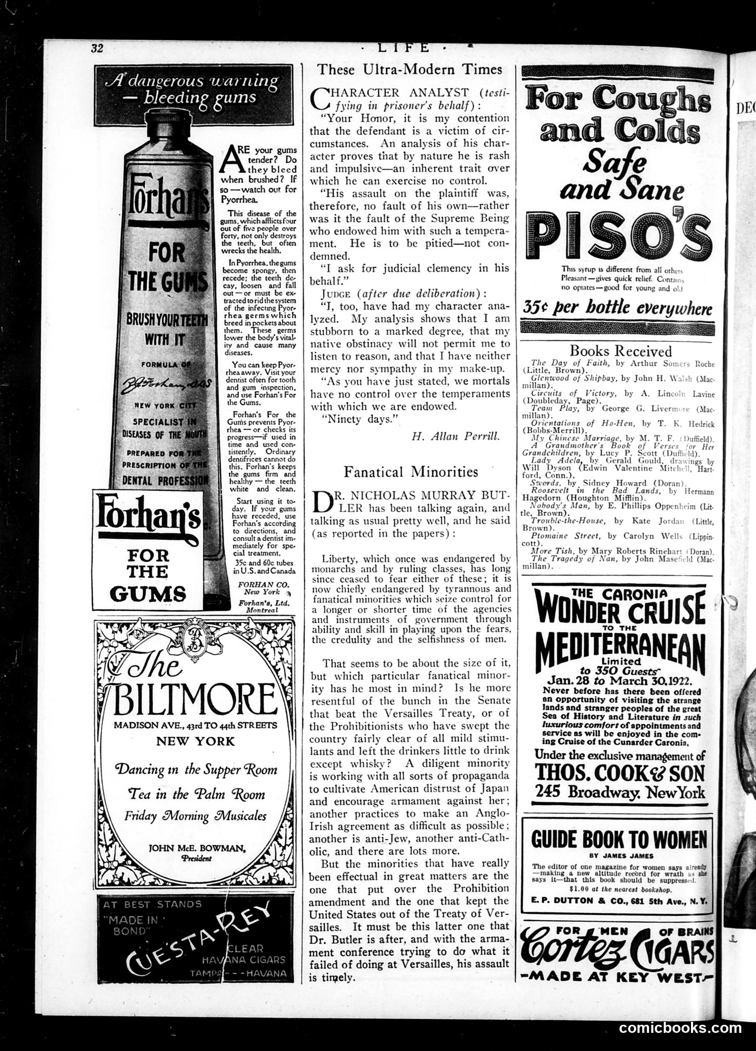 Life — December 15, 1921 — page 34 of 34