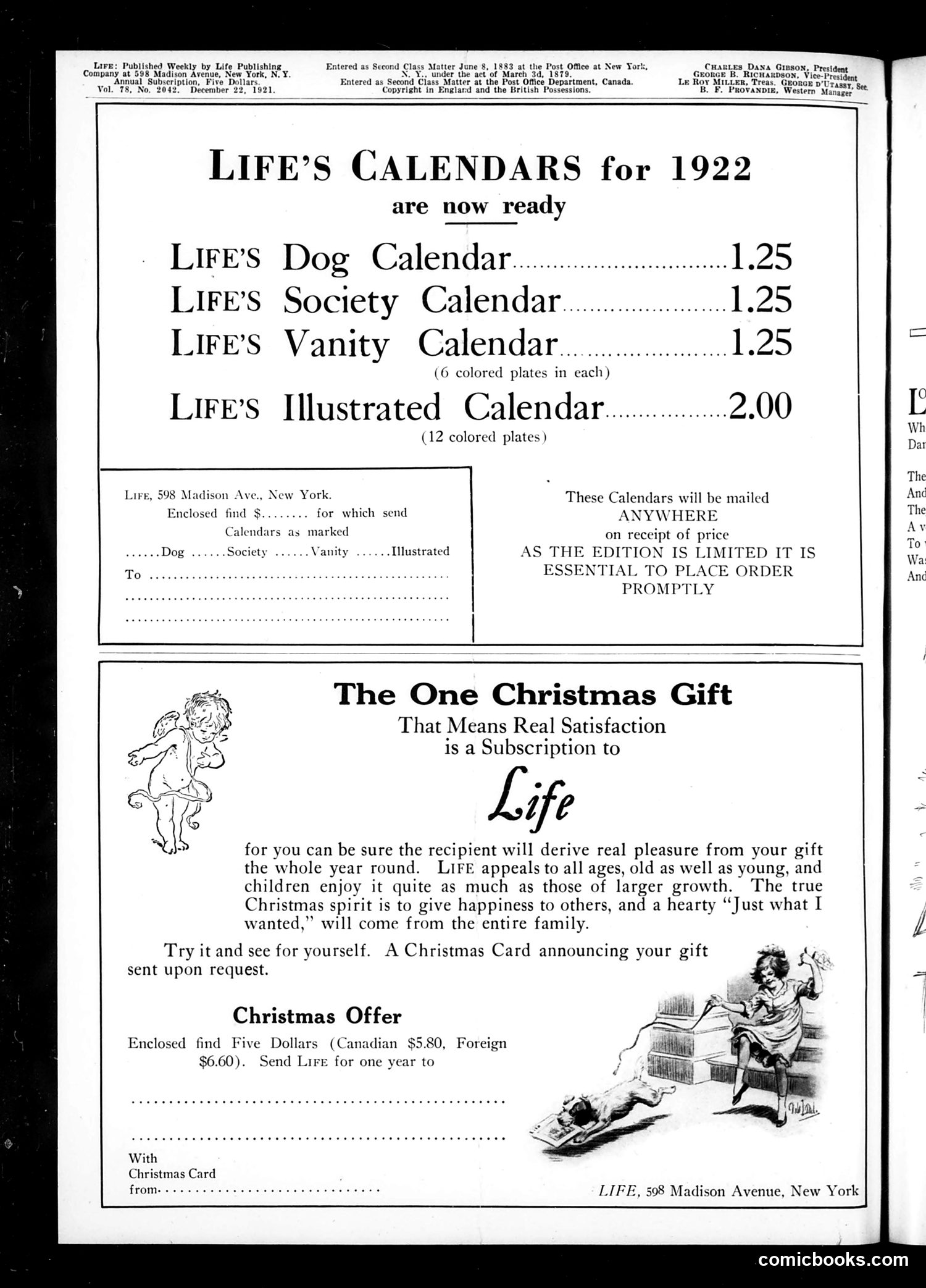 Life — December 22, 1921 — page 2 of 34