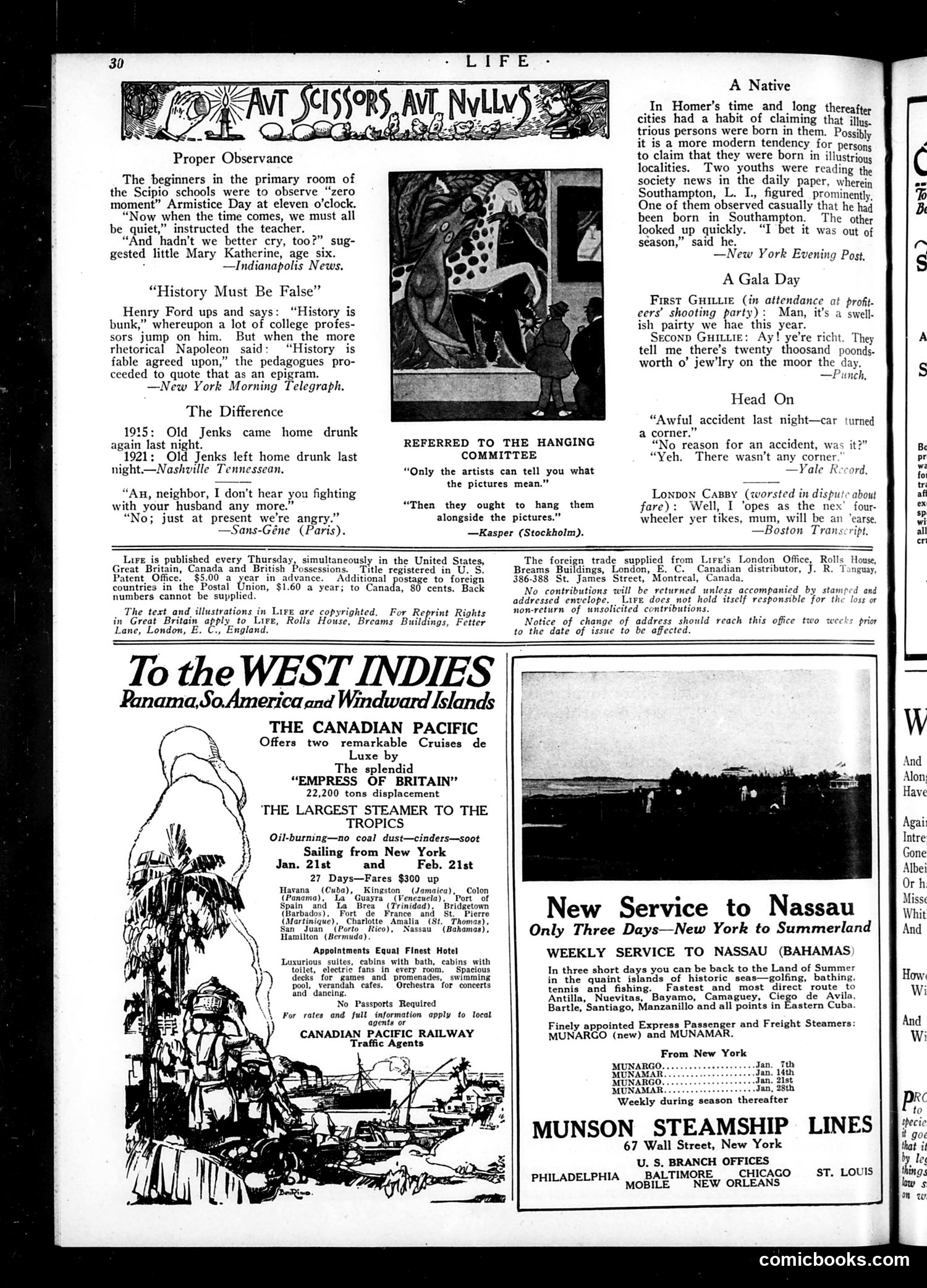 Life — December 22, 1921 — page 32 of 34