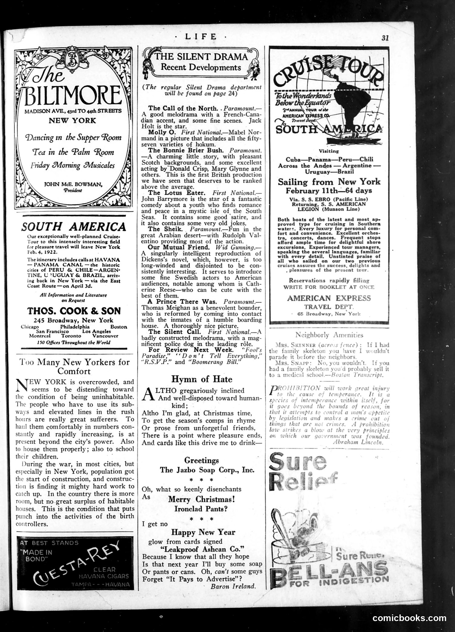 Life — December 29, 1921 — page 33 of 35