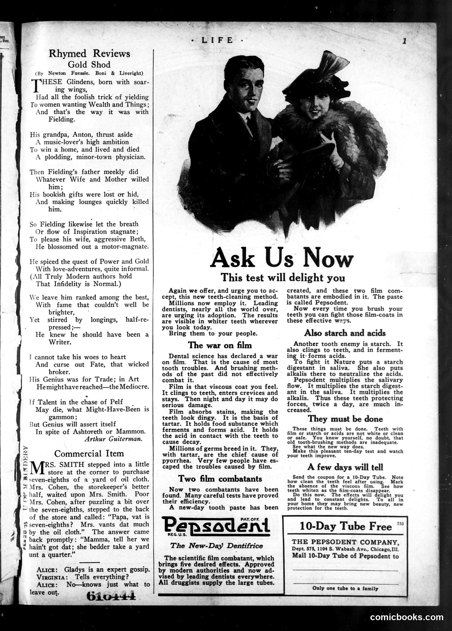 Life — January 5, 1922 — page 3 of 34