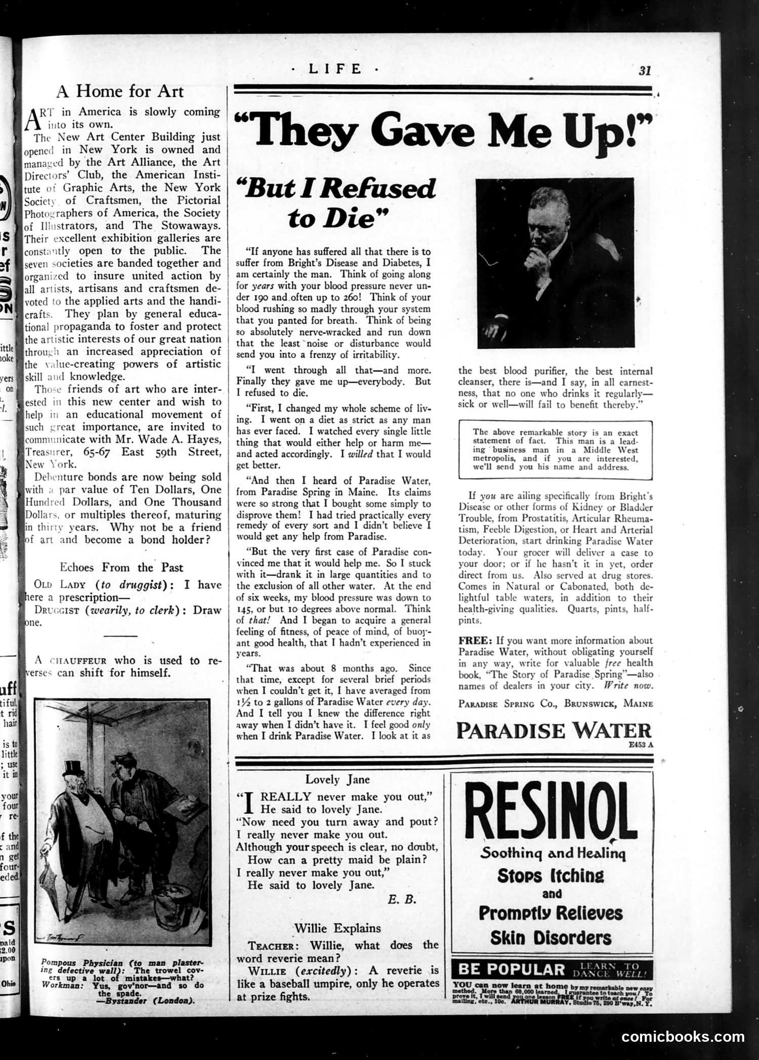 Life — January 5, 1922 — page 33 of 34
