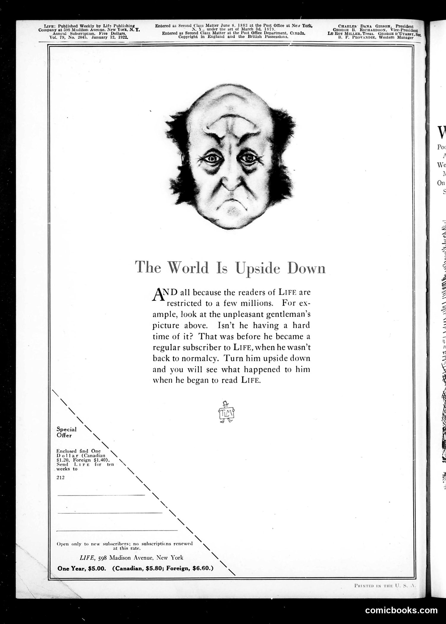 Life — January 12, 1922 — page 2 of 34