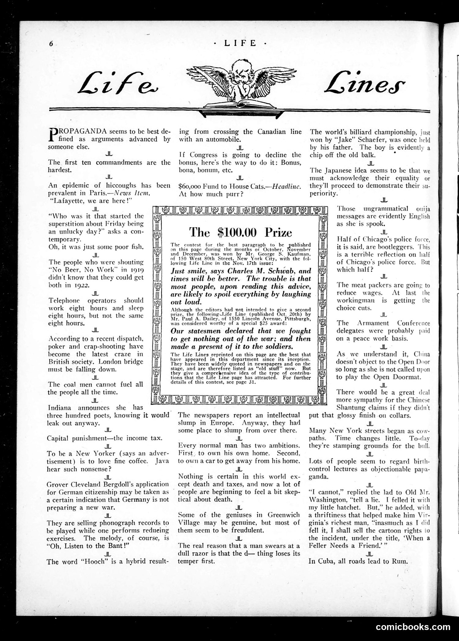 Life — January 26, 1922 — page 8 of 34