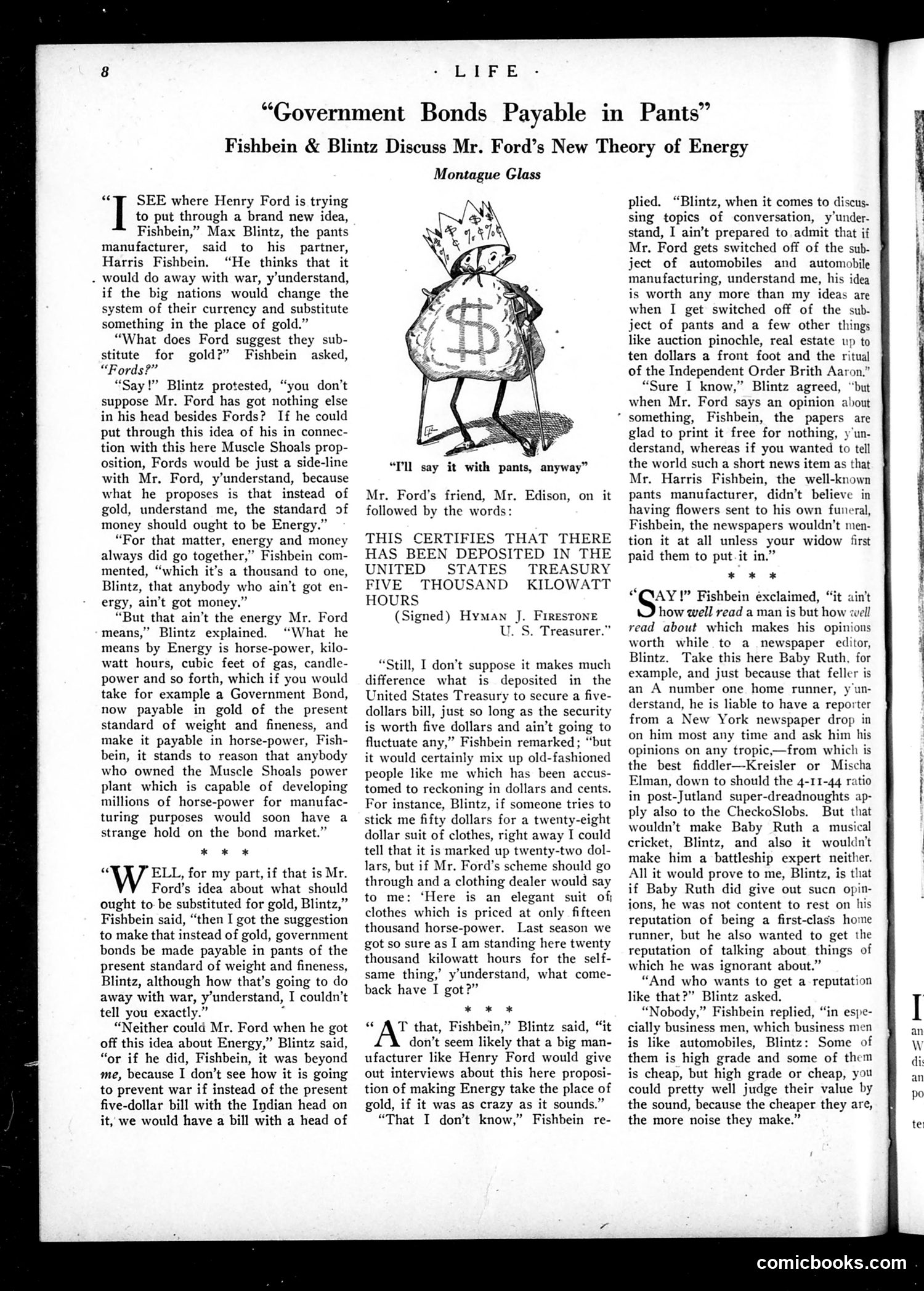 Life — January 26, 1922 — page 10 of 34