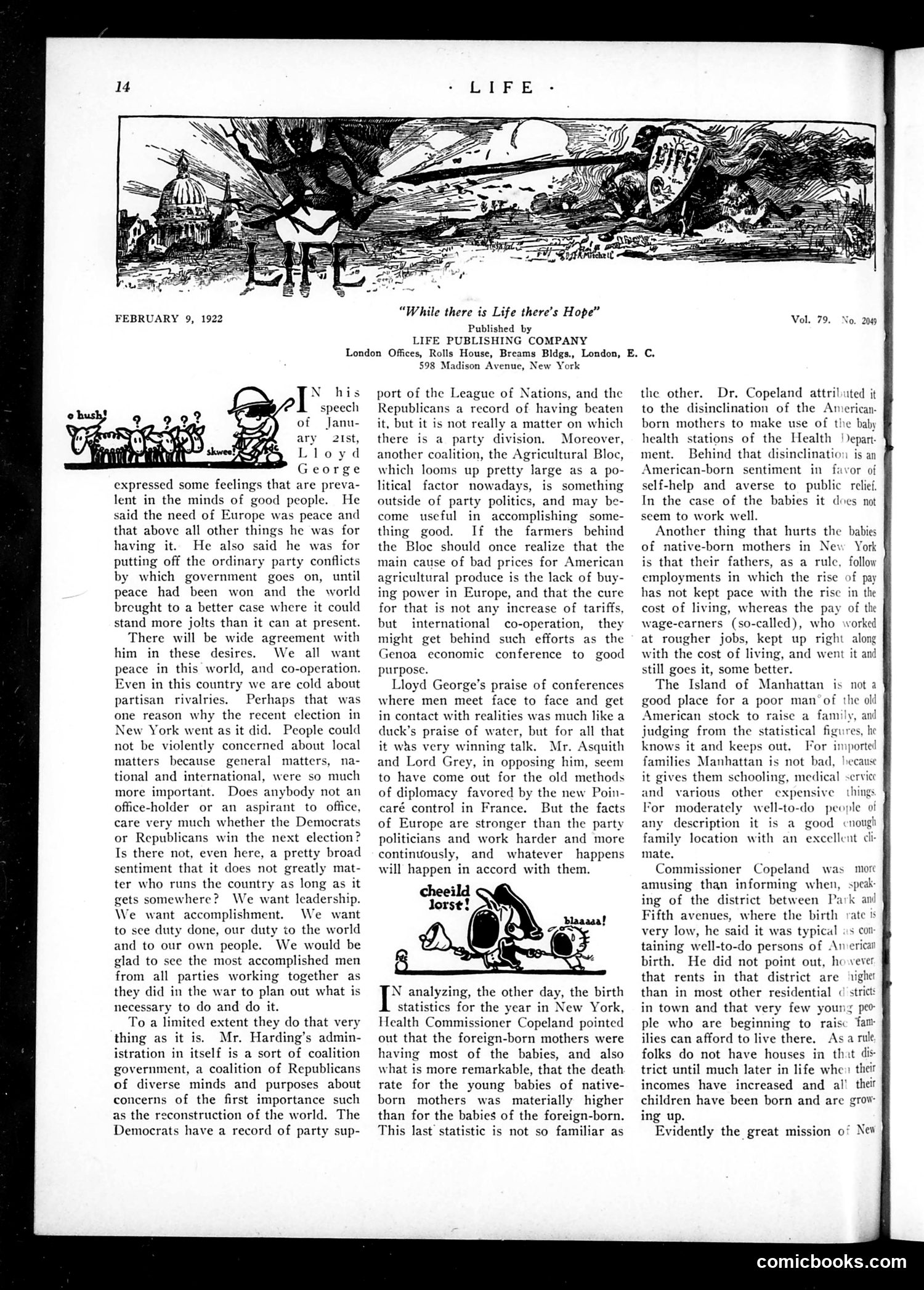Life — February 9, 1922 — page 16 of 34