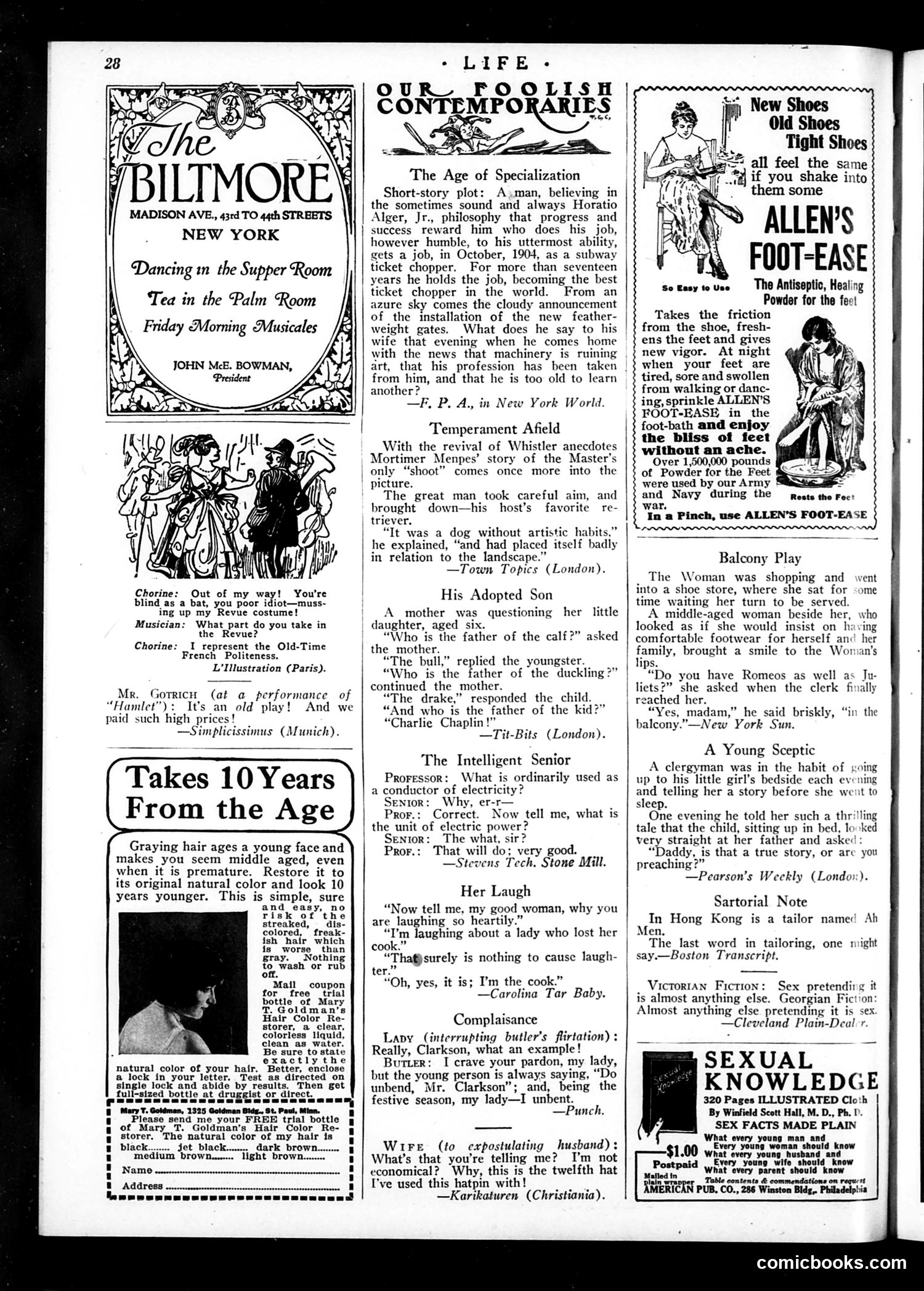 Life — February 9, 1922 — page 30 of 34