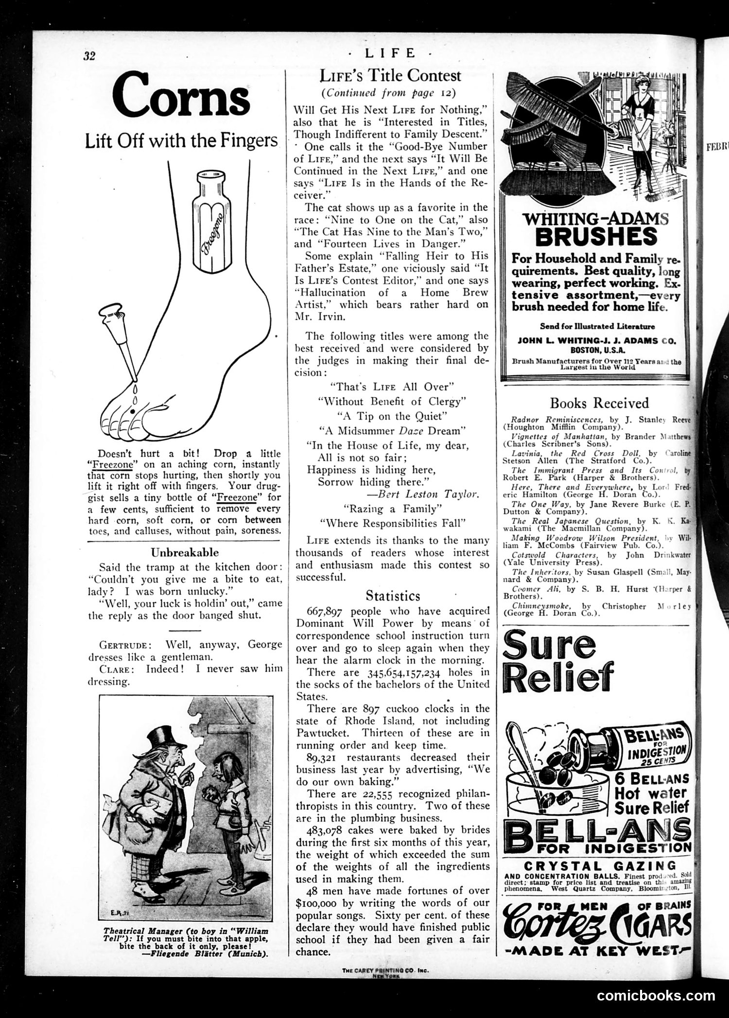 Life — February 9, 1922 — page 34 of 34
