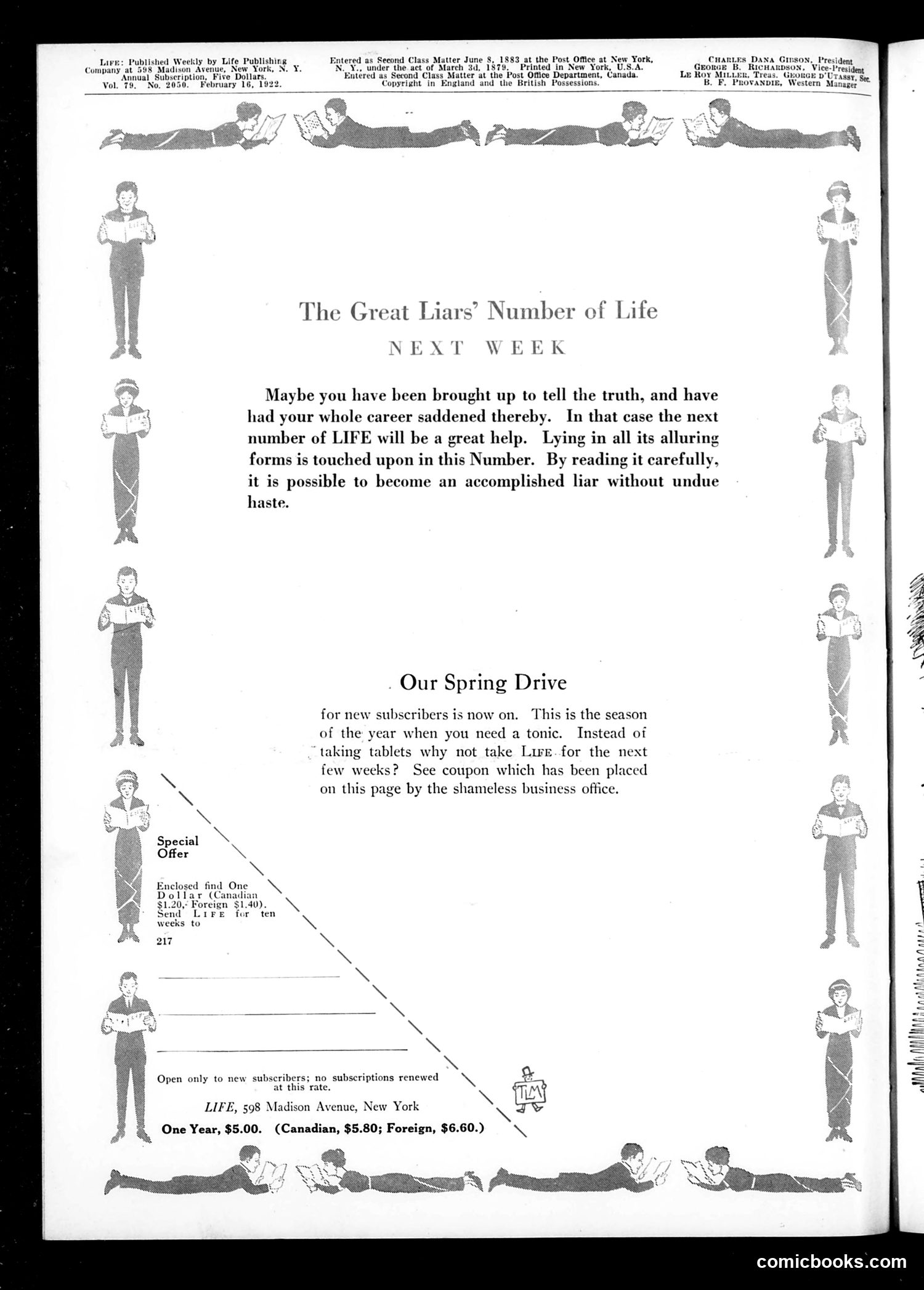 Life — February 16, 1922 — page 2 of 34