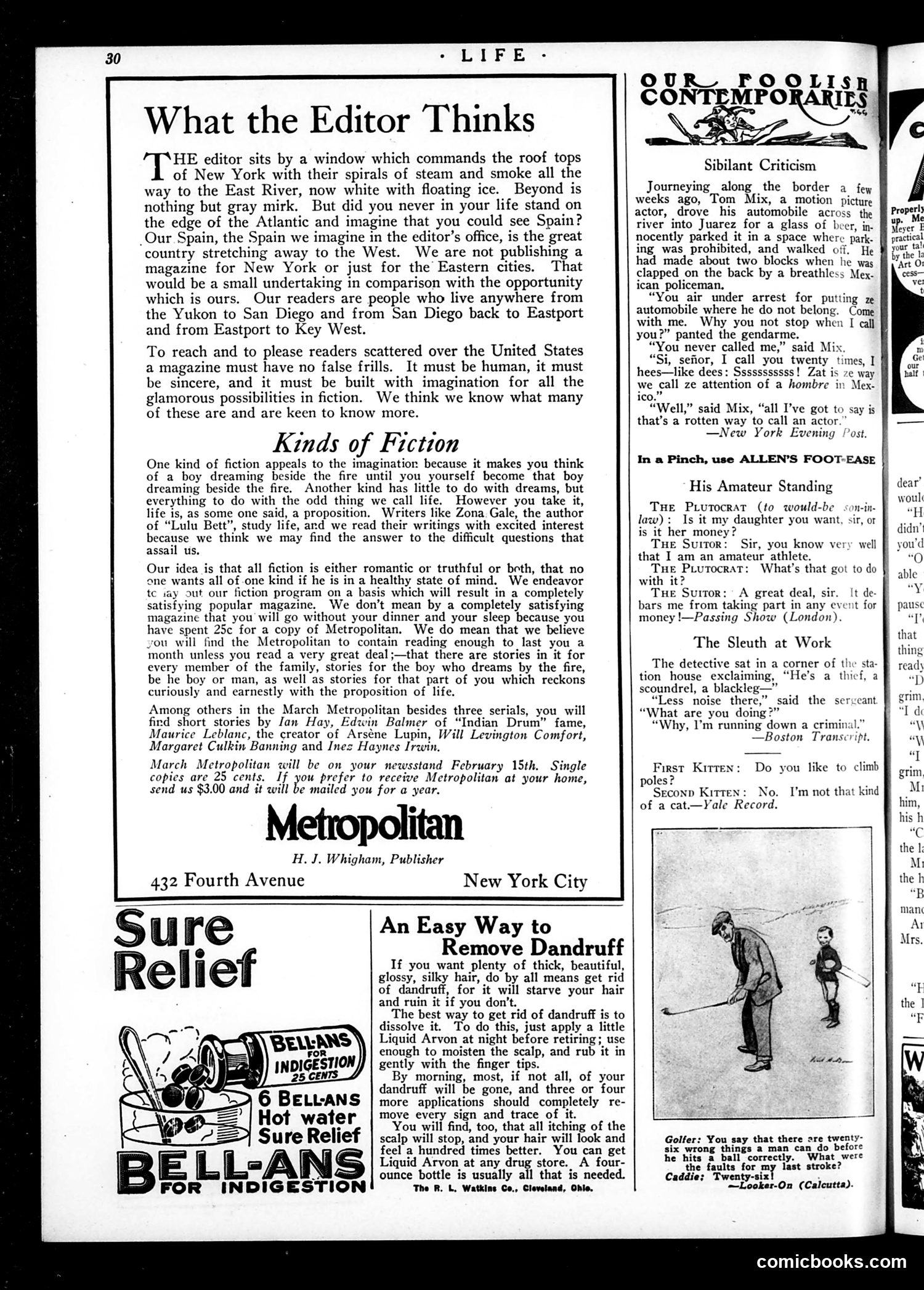 Life — February 16, 1922 — page 32 of 34
