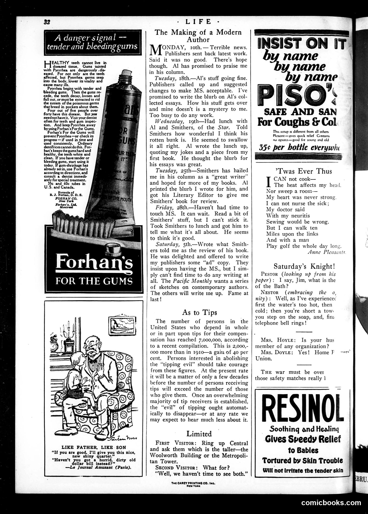 Life — February 16, 1922 — page 34 of 34