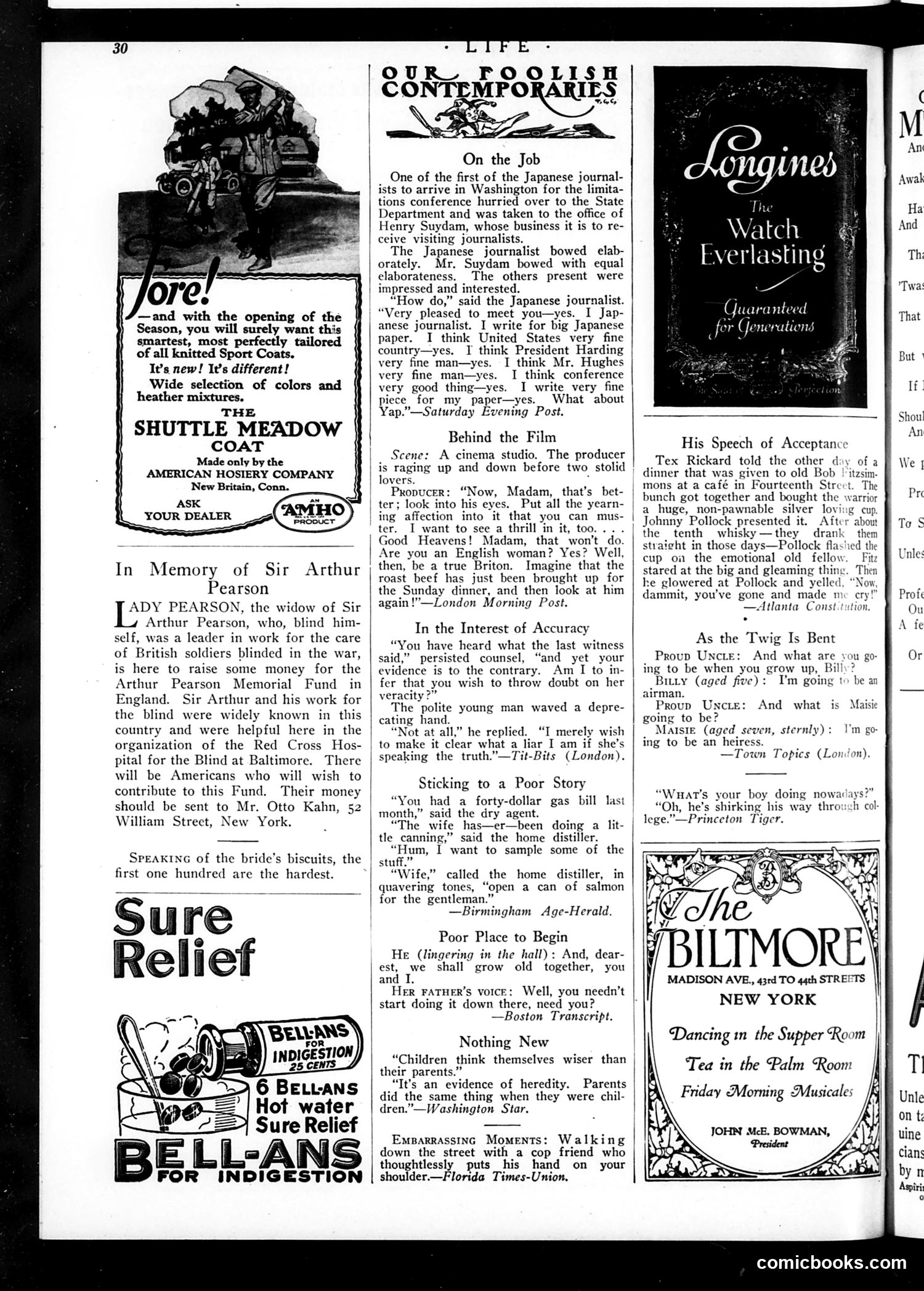 Life — February 23, 1922 — page 32 of 34