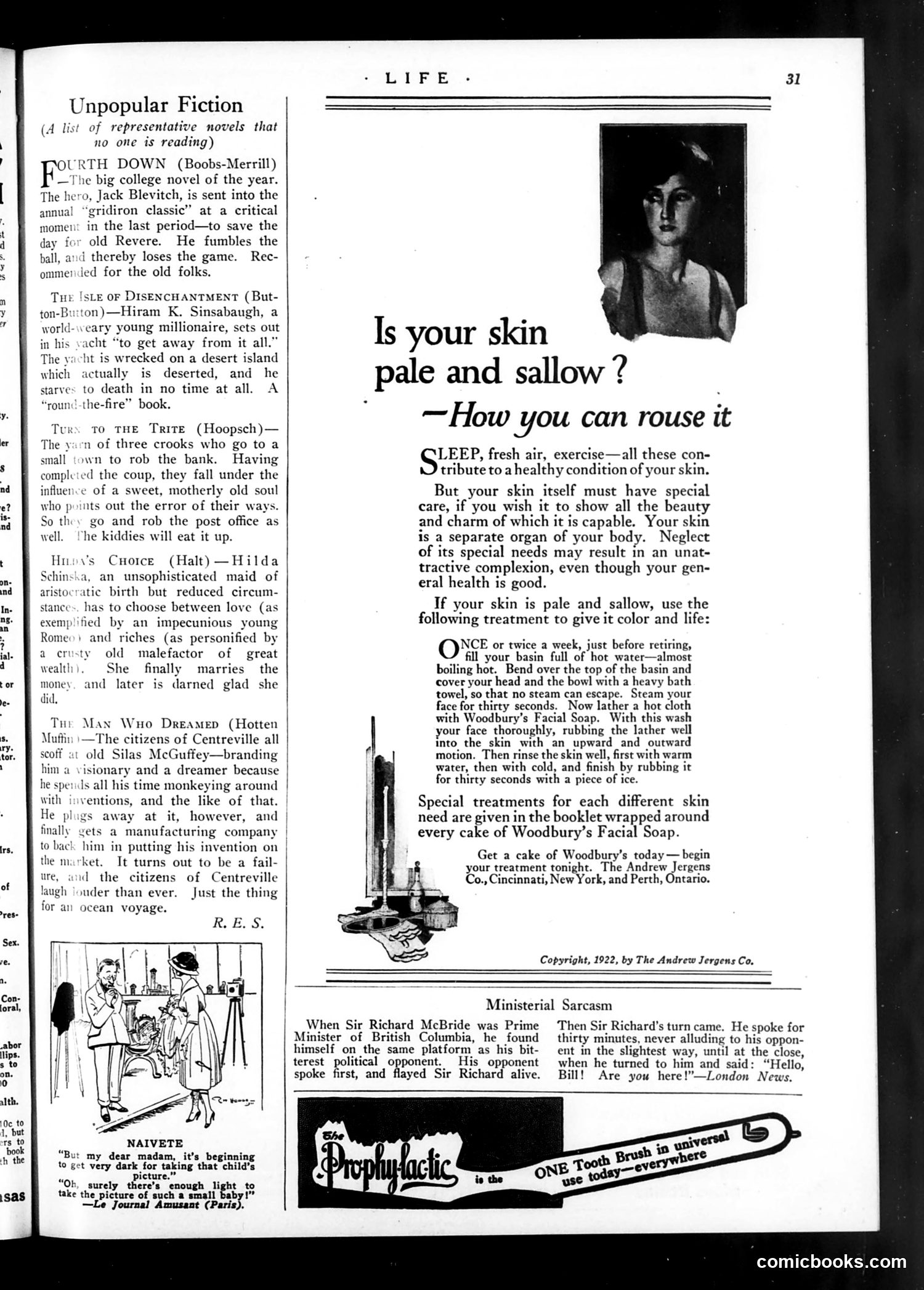 Life — March 2, 1922 — page 33 of 34