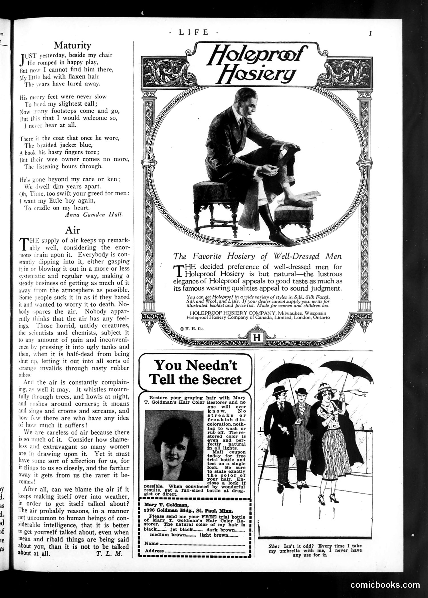 Life — March 9, 1922 — page 3 of 34