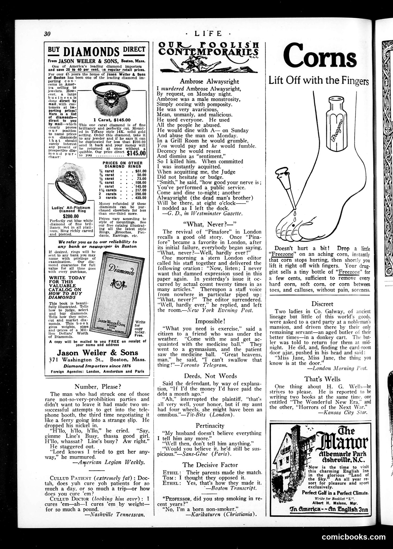 Life — March 9, 1922 — page 32 of 34