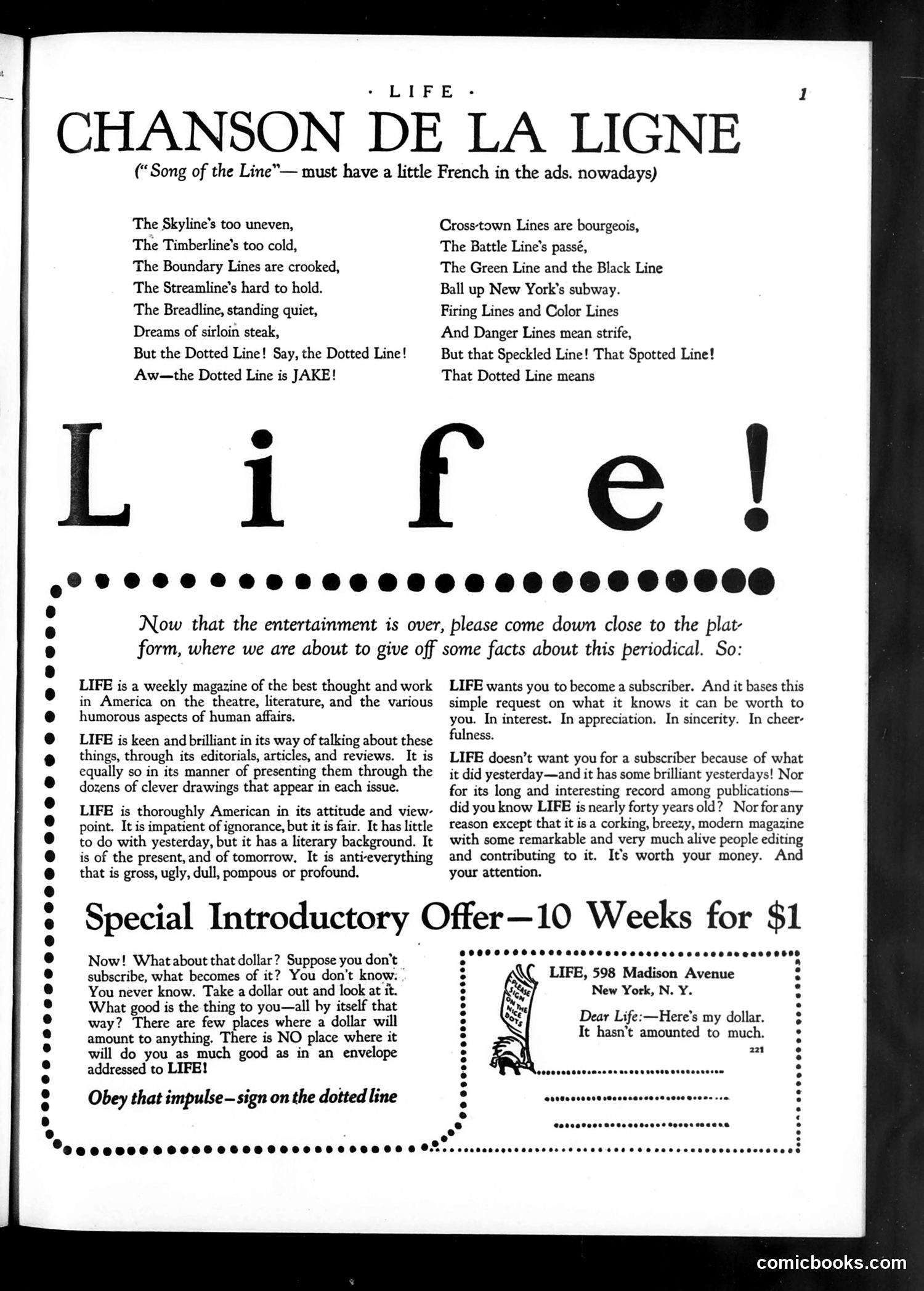 Life — March 16, 1922 — page 3 of 34
