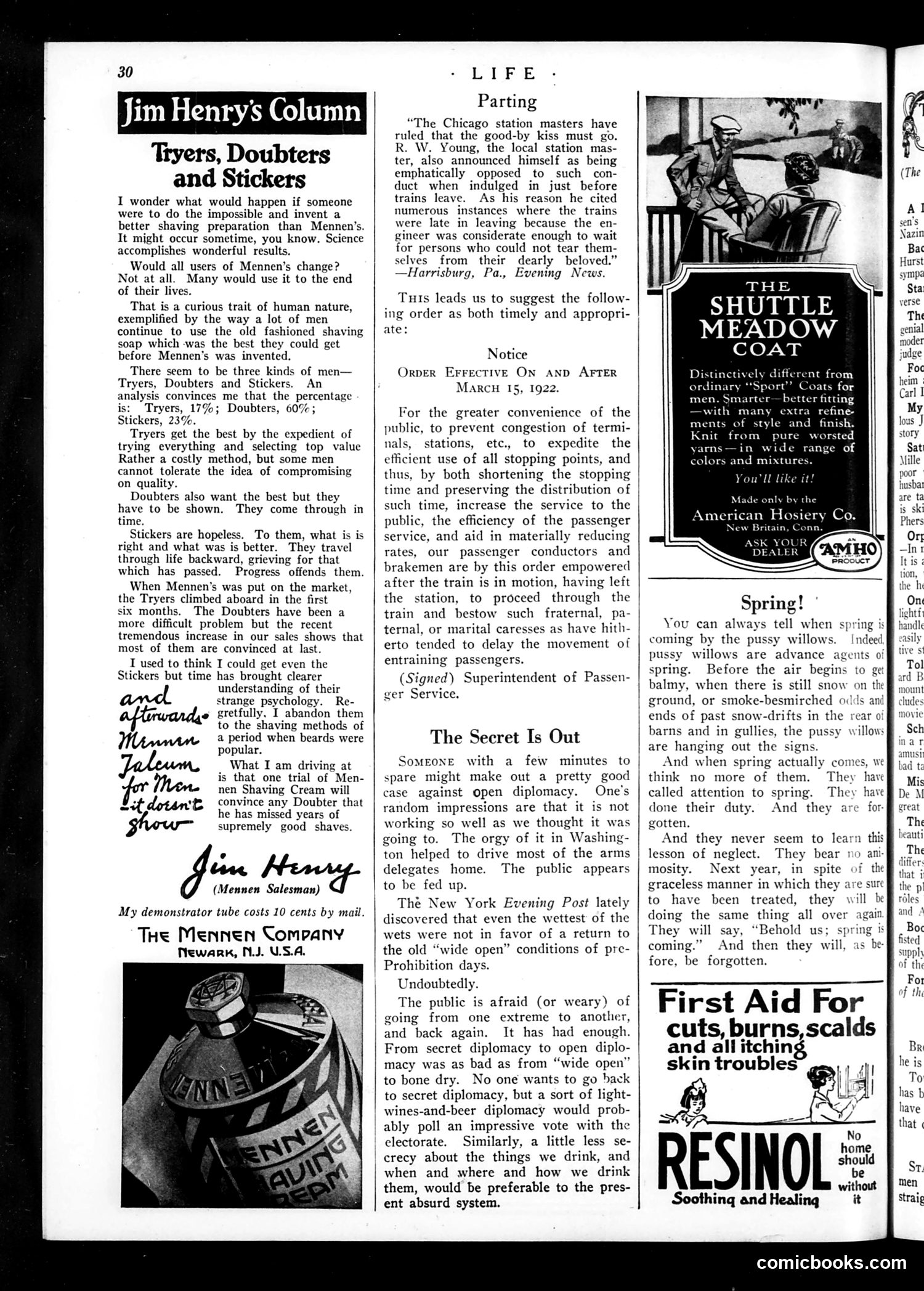 Life — March 16, 1922 — page 32 of 34