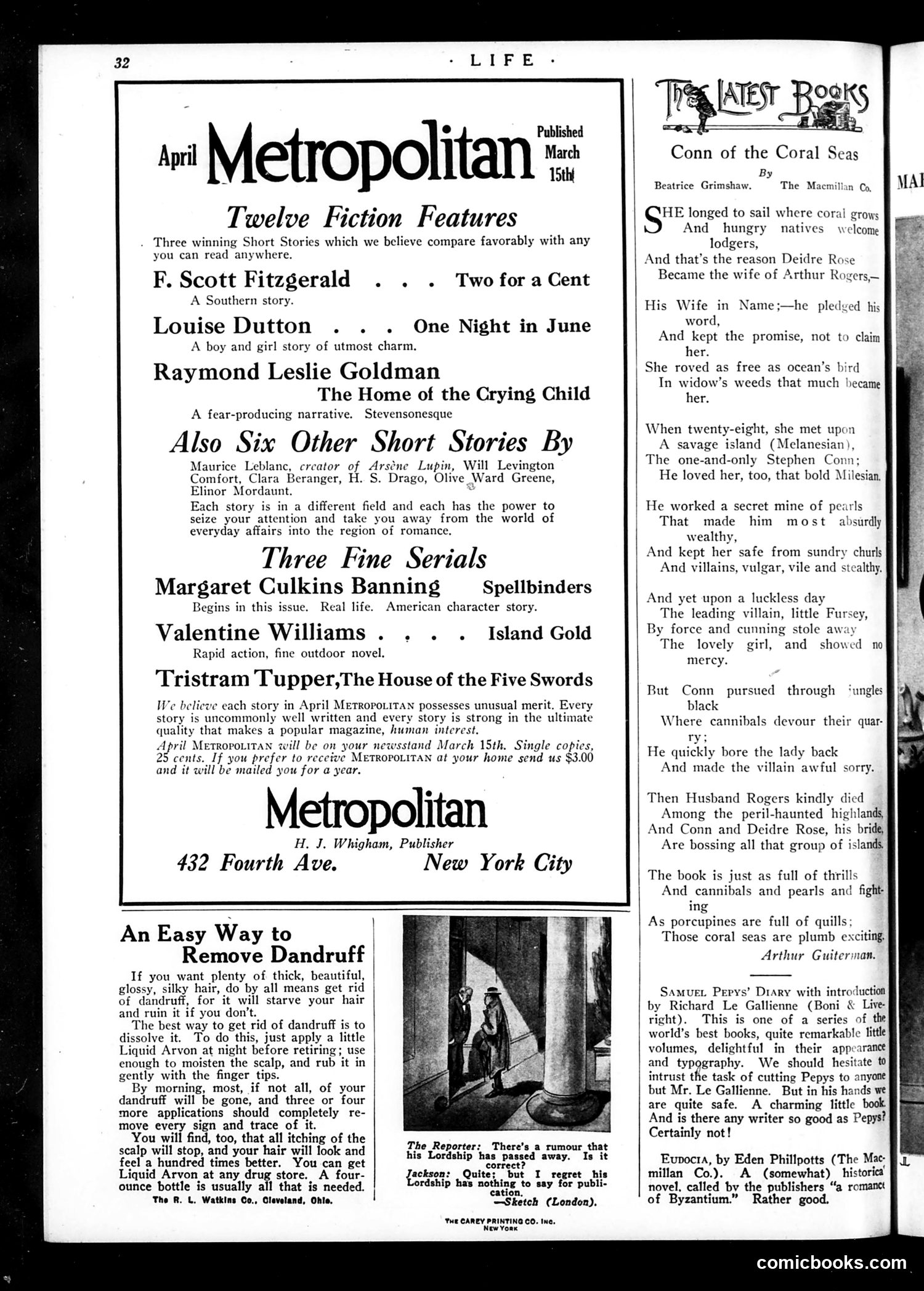Life — March 16, 1922 — page 34 of 34