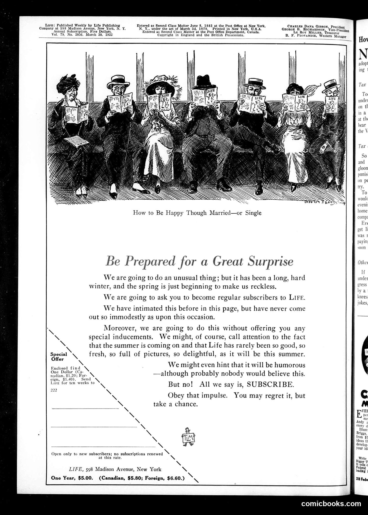 Life — March 30, 1922 — page 2 of 34