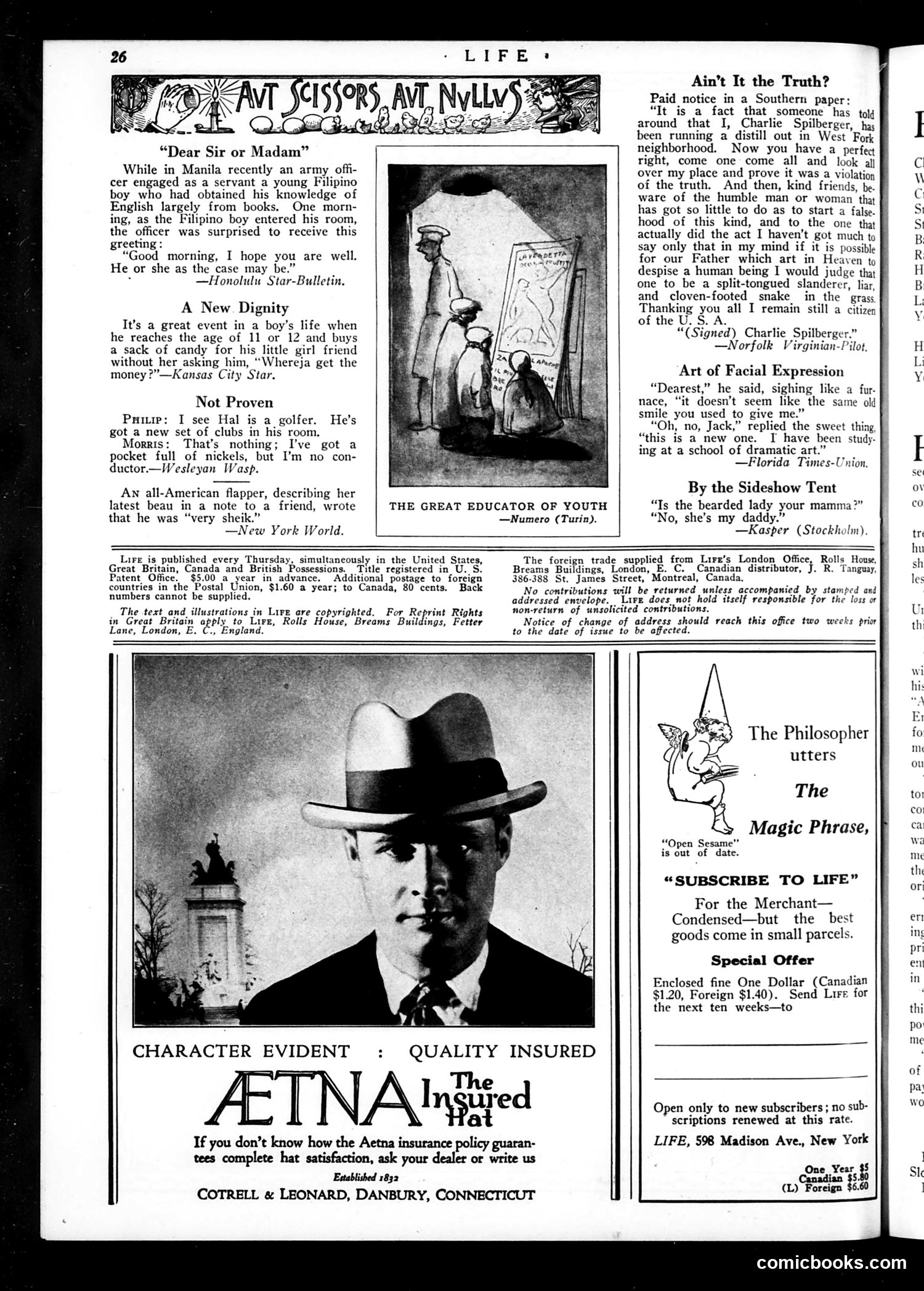 Life — April 6, 1922 — page 28 of 38