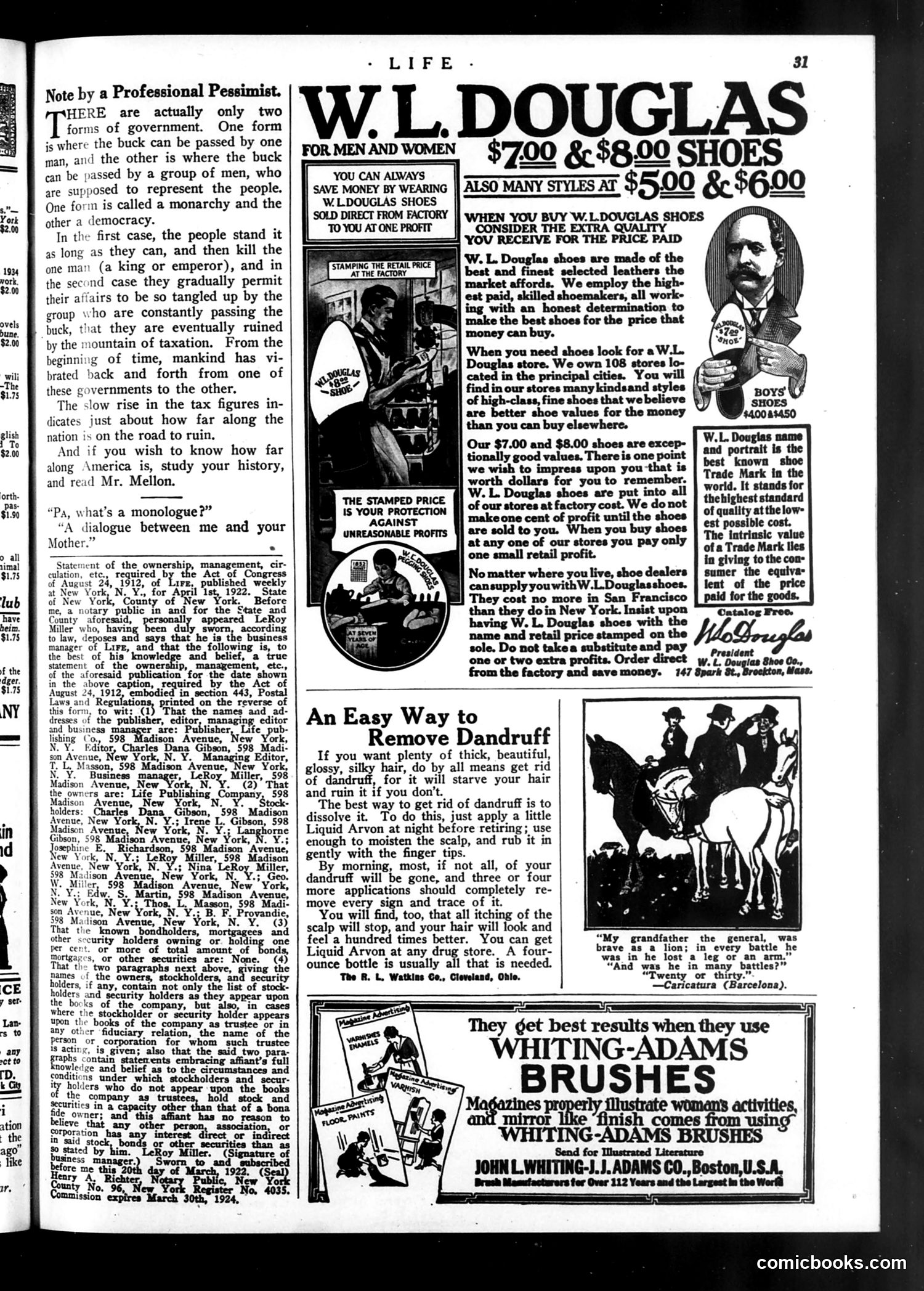 Life — April 13, 1922 — page 33 of 34