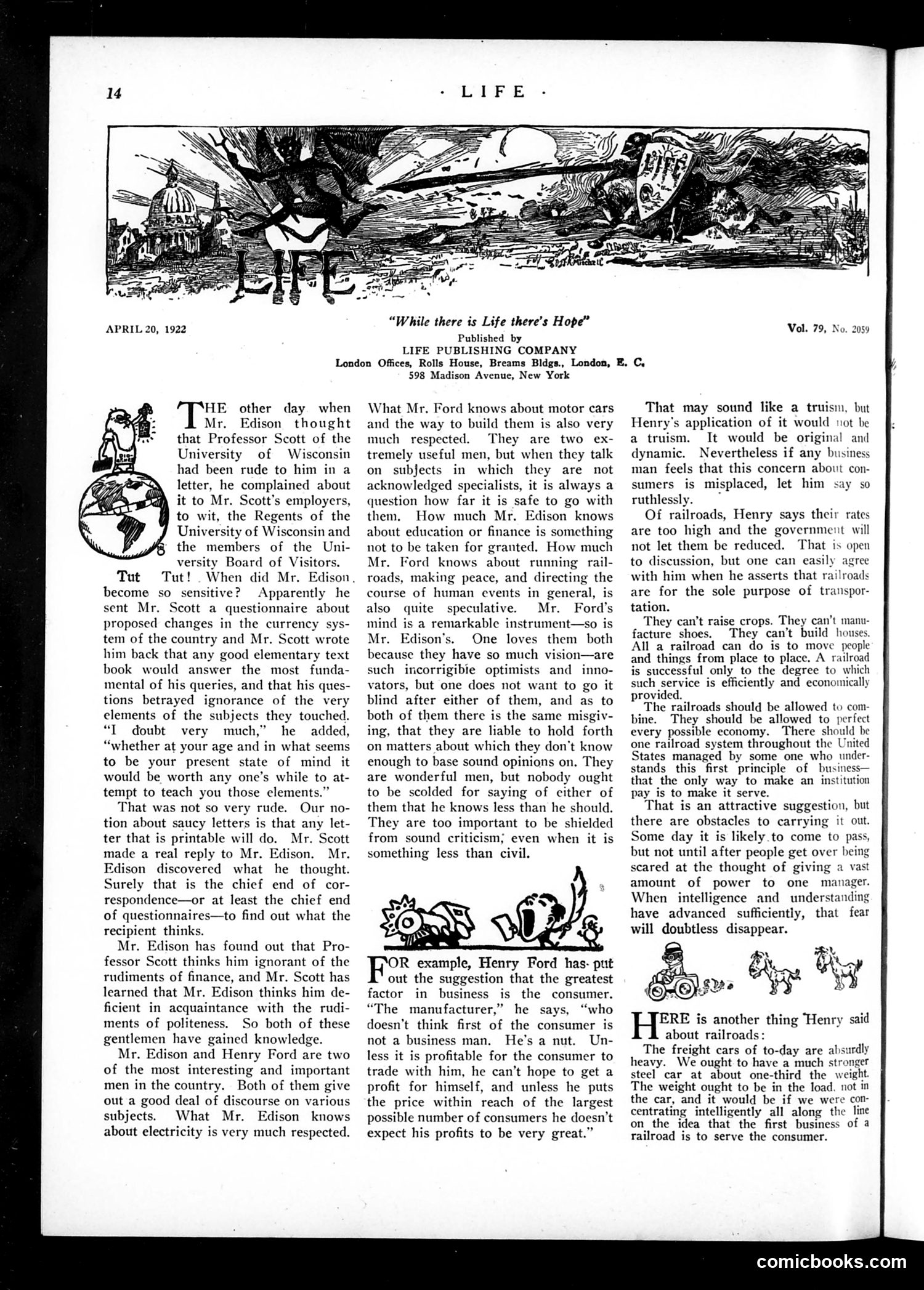 Life — April 20, 1922 — page 16 of 34