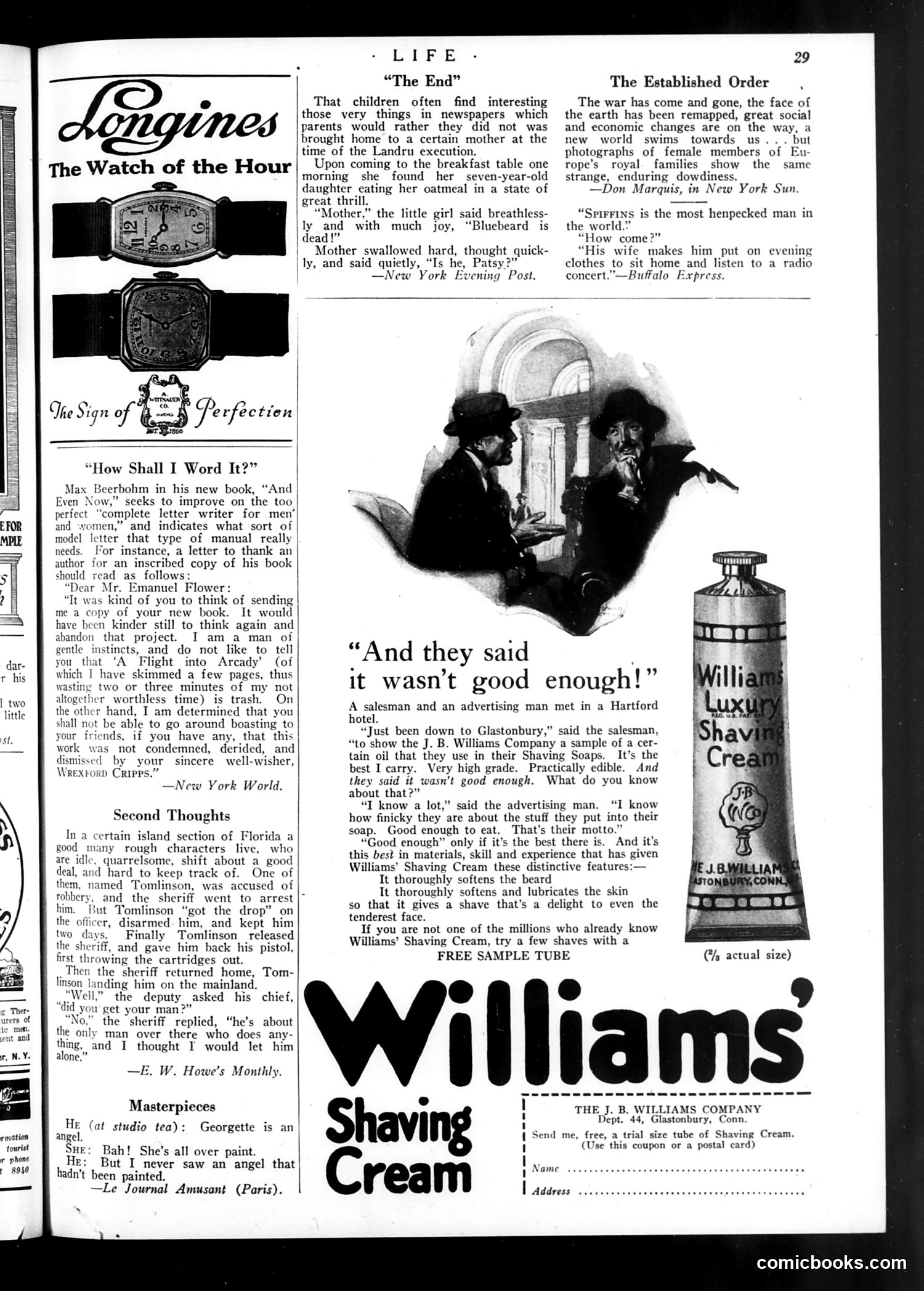 Life — April 27, 1922 — page 31 of 34