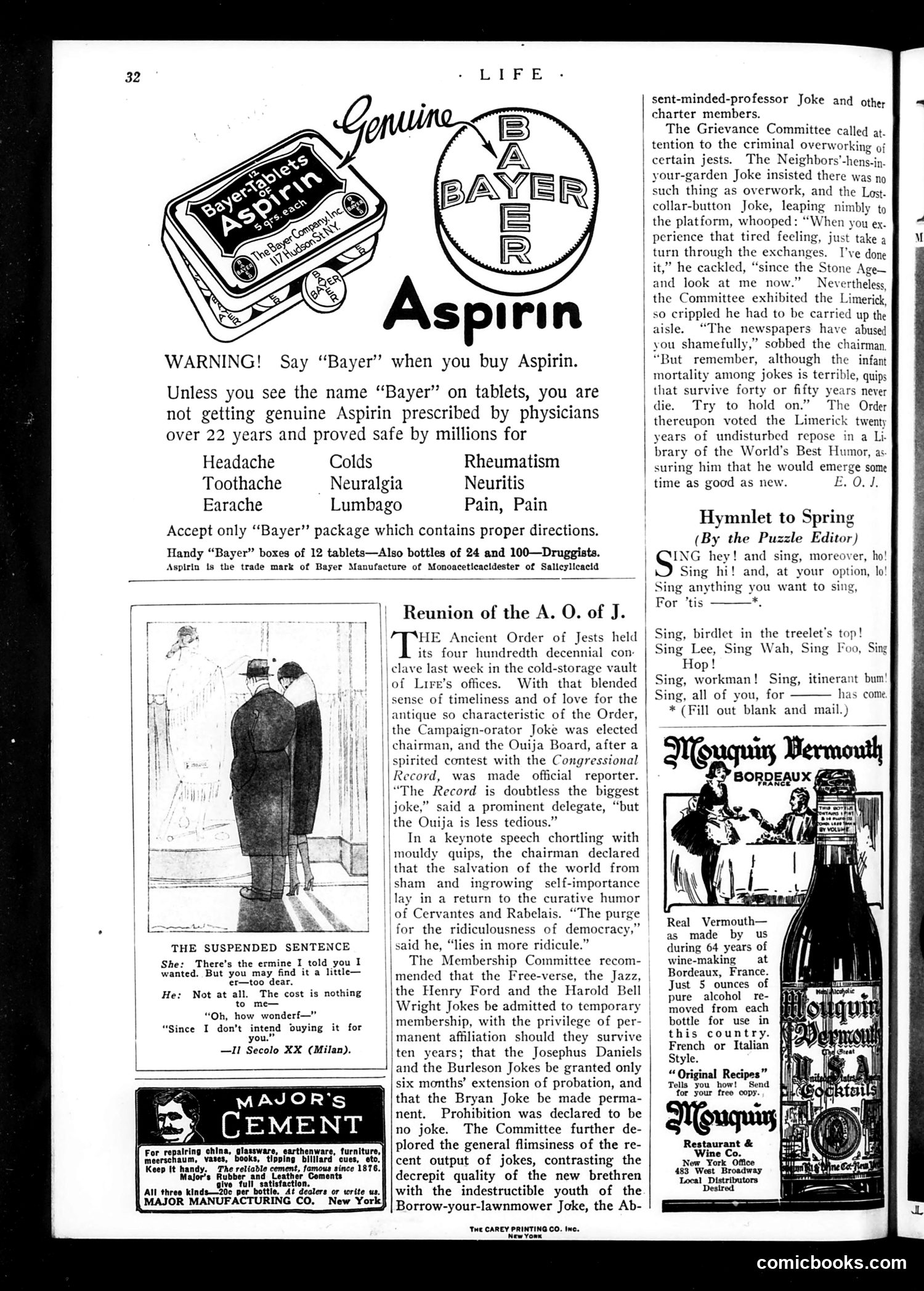 Life — April 27, 1922 — page 34 of 34