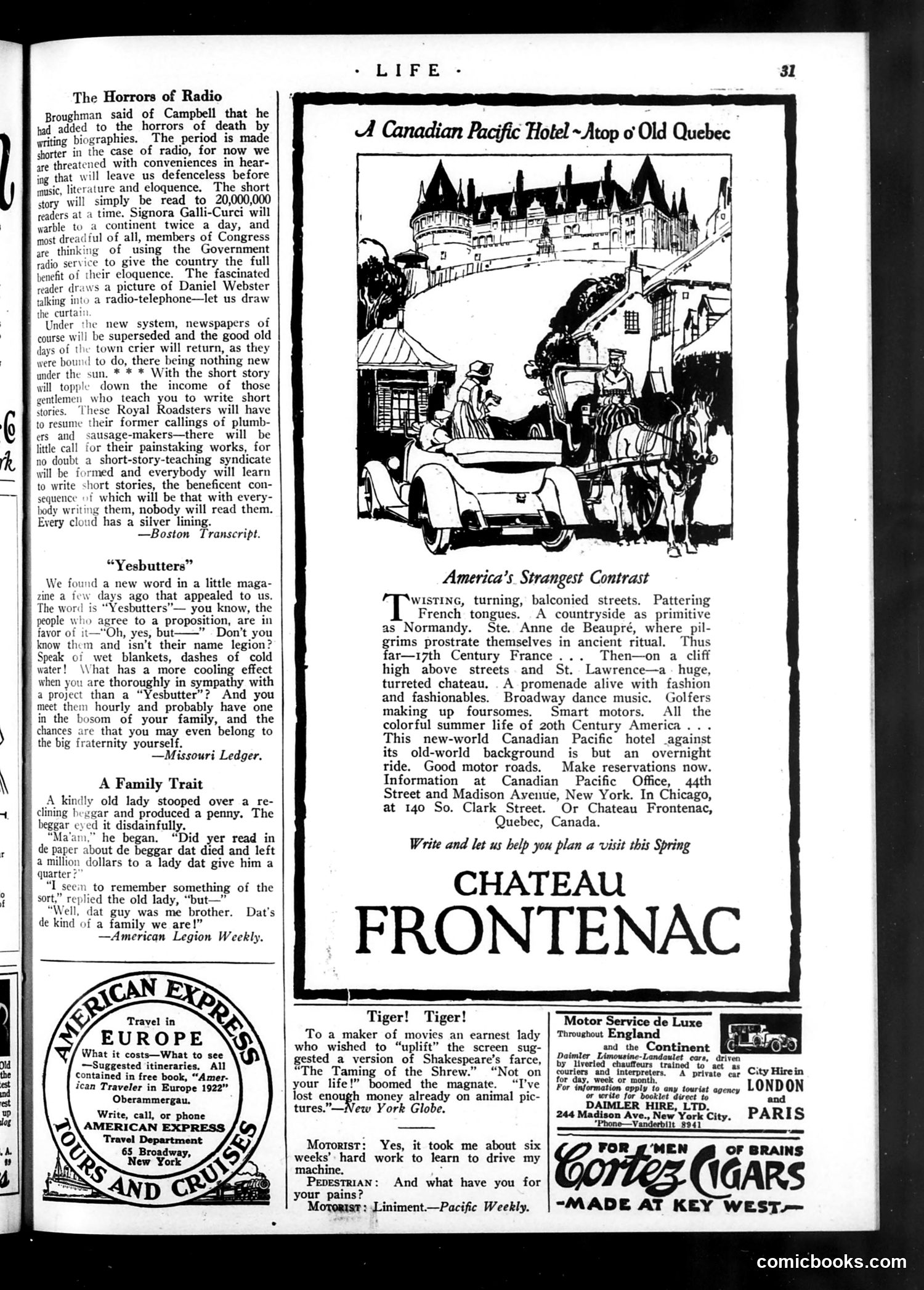 Life — May 4, 1922 — page 33 of 34