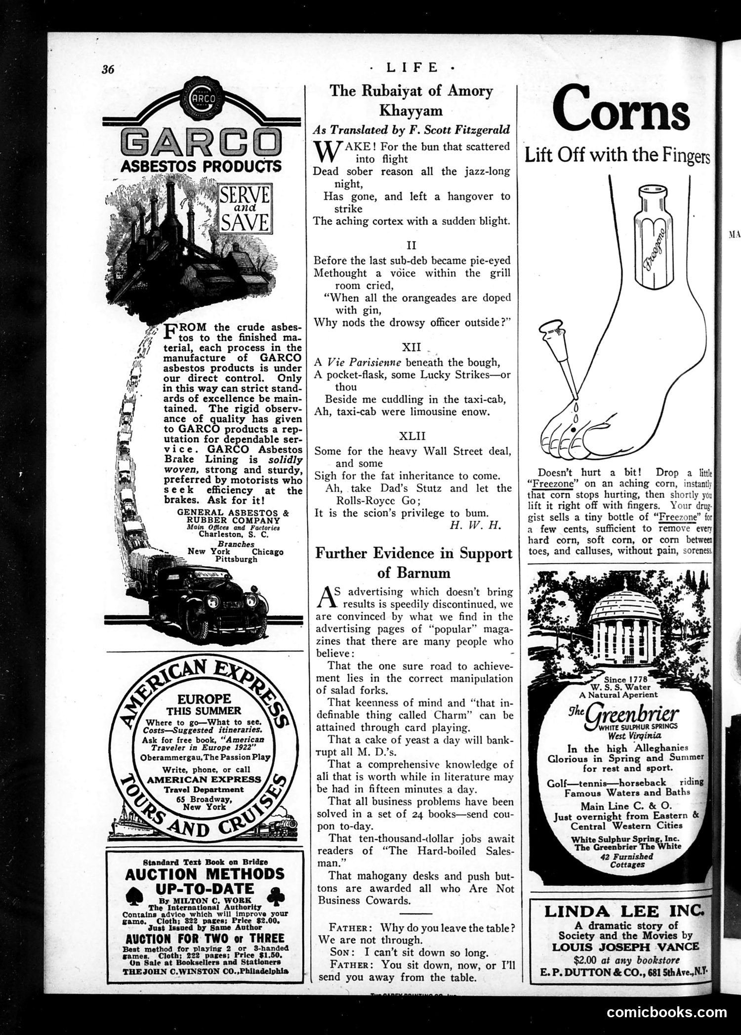 Life — May 11, 1922 — page 38 of 38