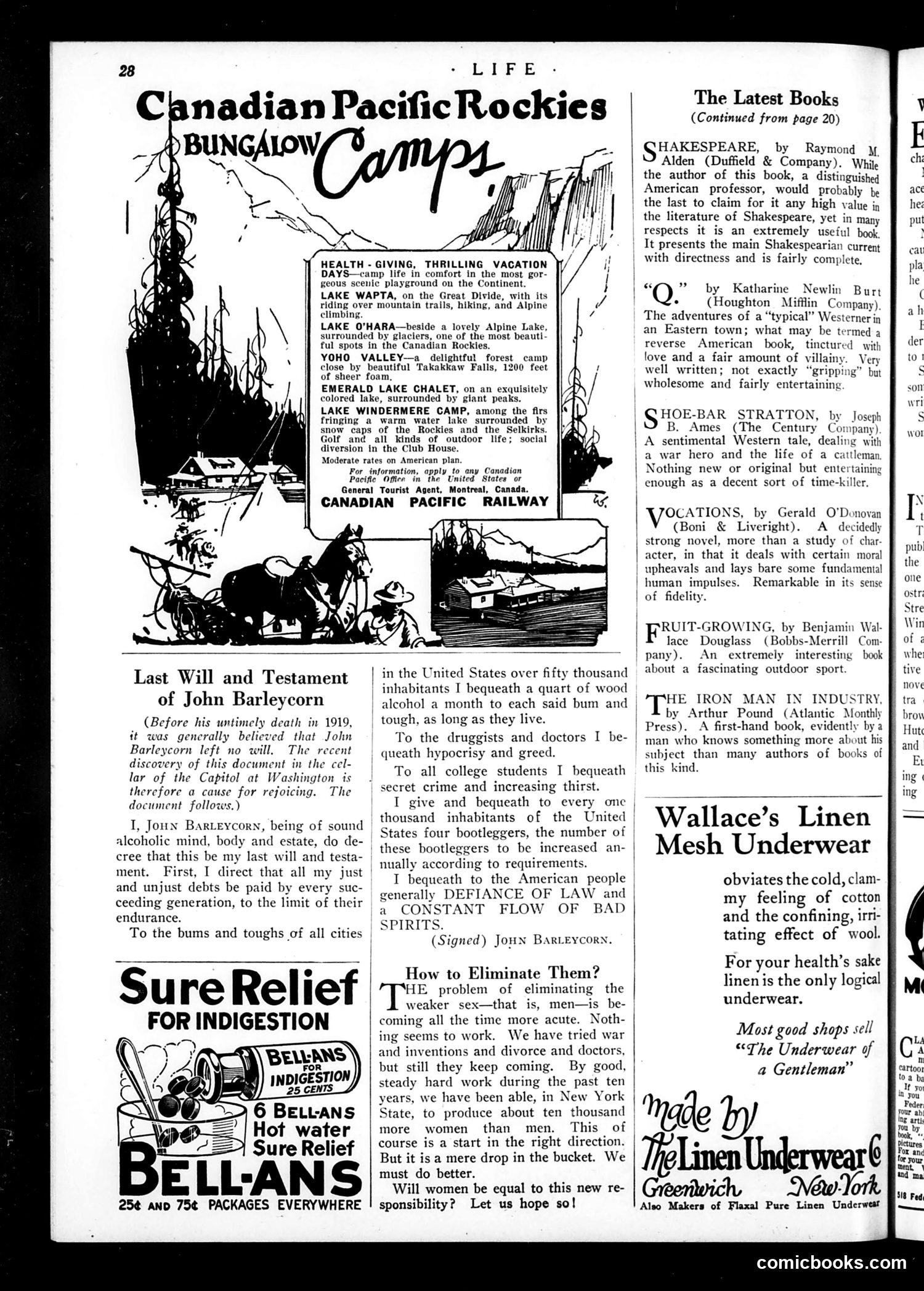 Life — May 25, 1922 — page 30 of 34