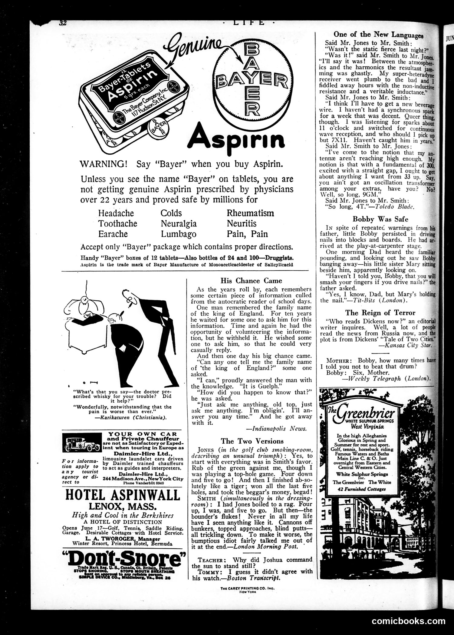 Life — May 25, 1922 — page 34 of 34