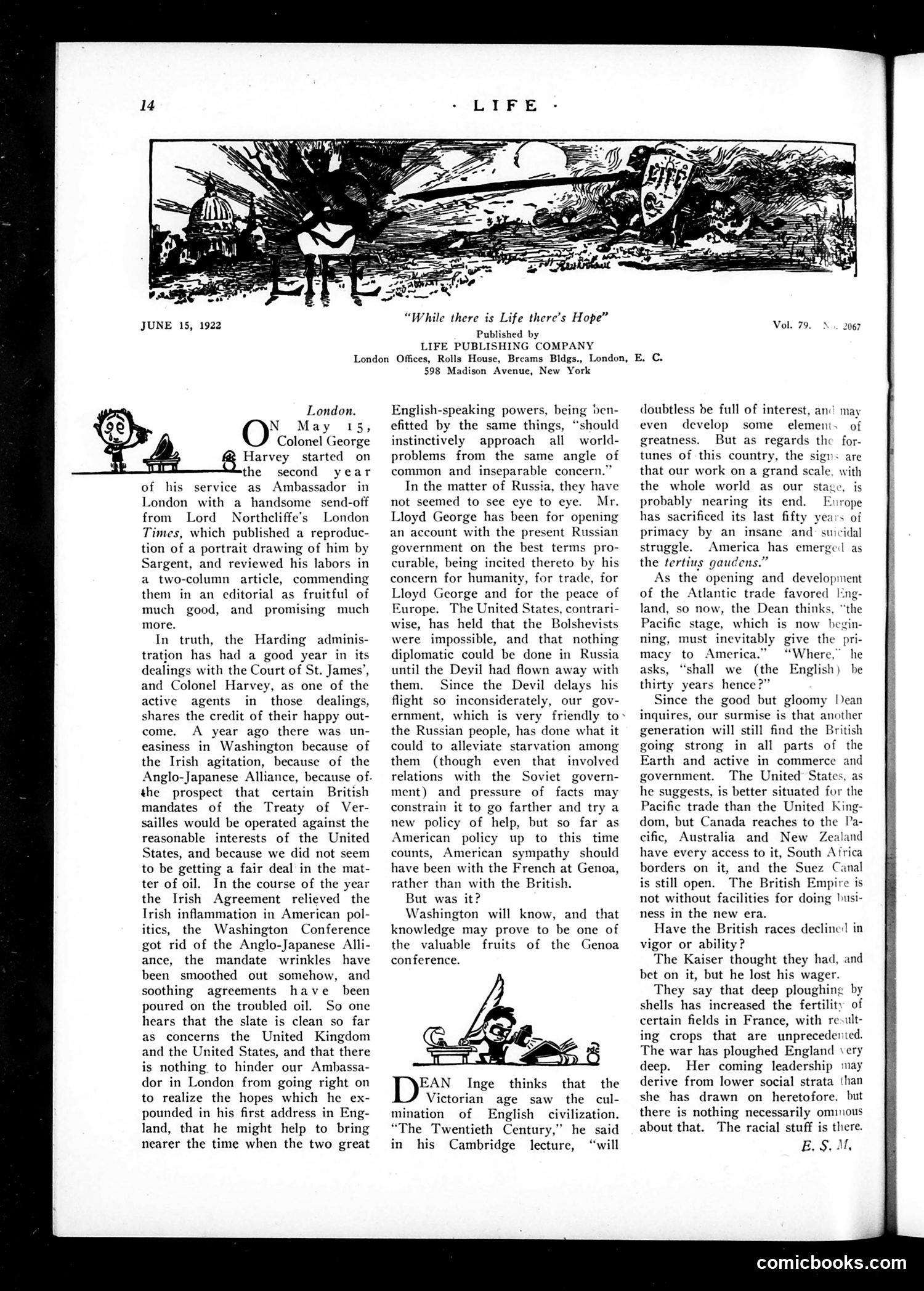 Life — June 15, 1922 — page 16 of 36